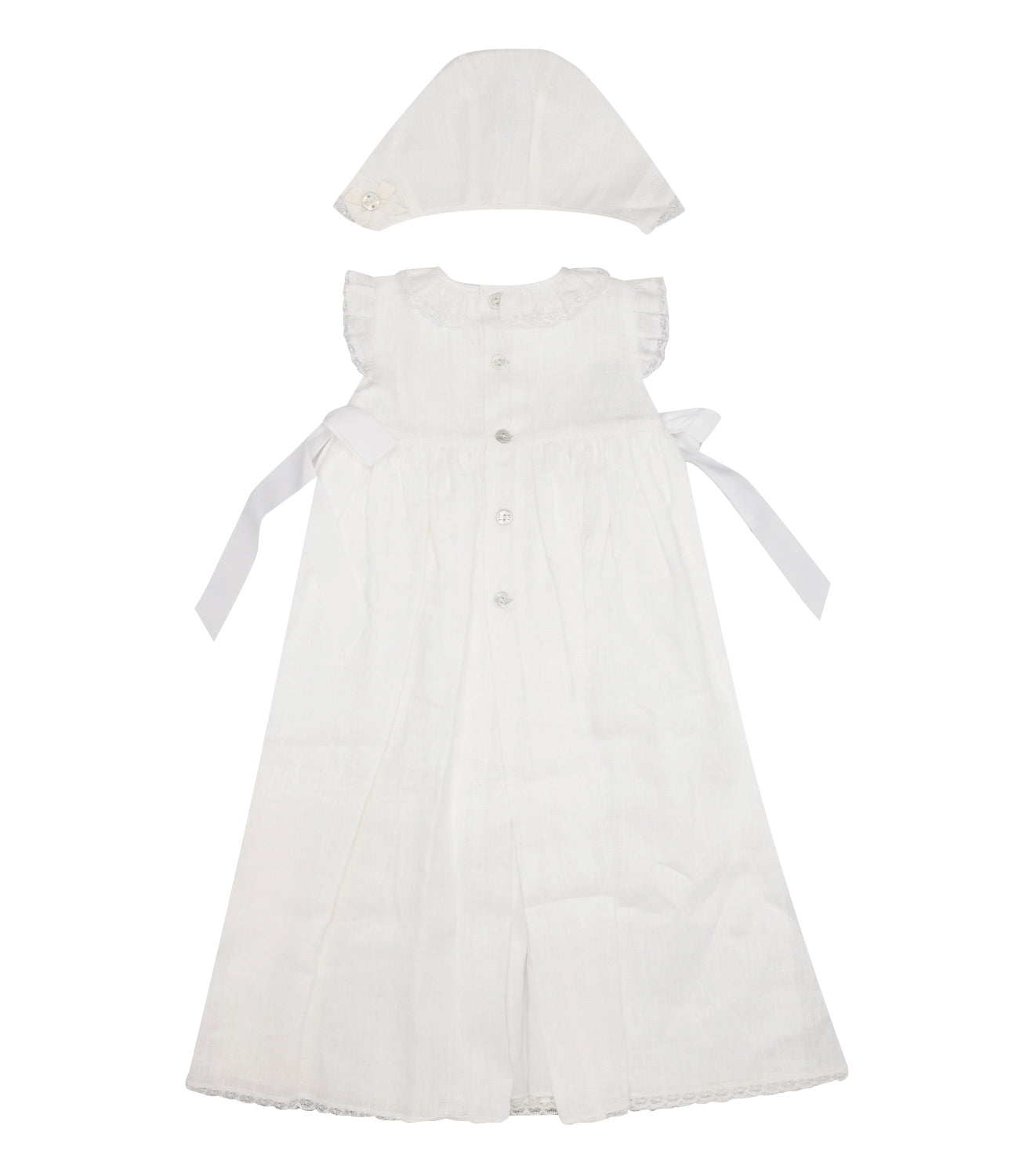 Paz Rodriguez | Set Abito Cappello Alegra Cream