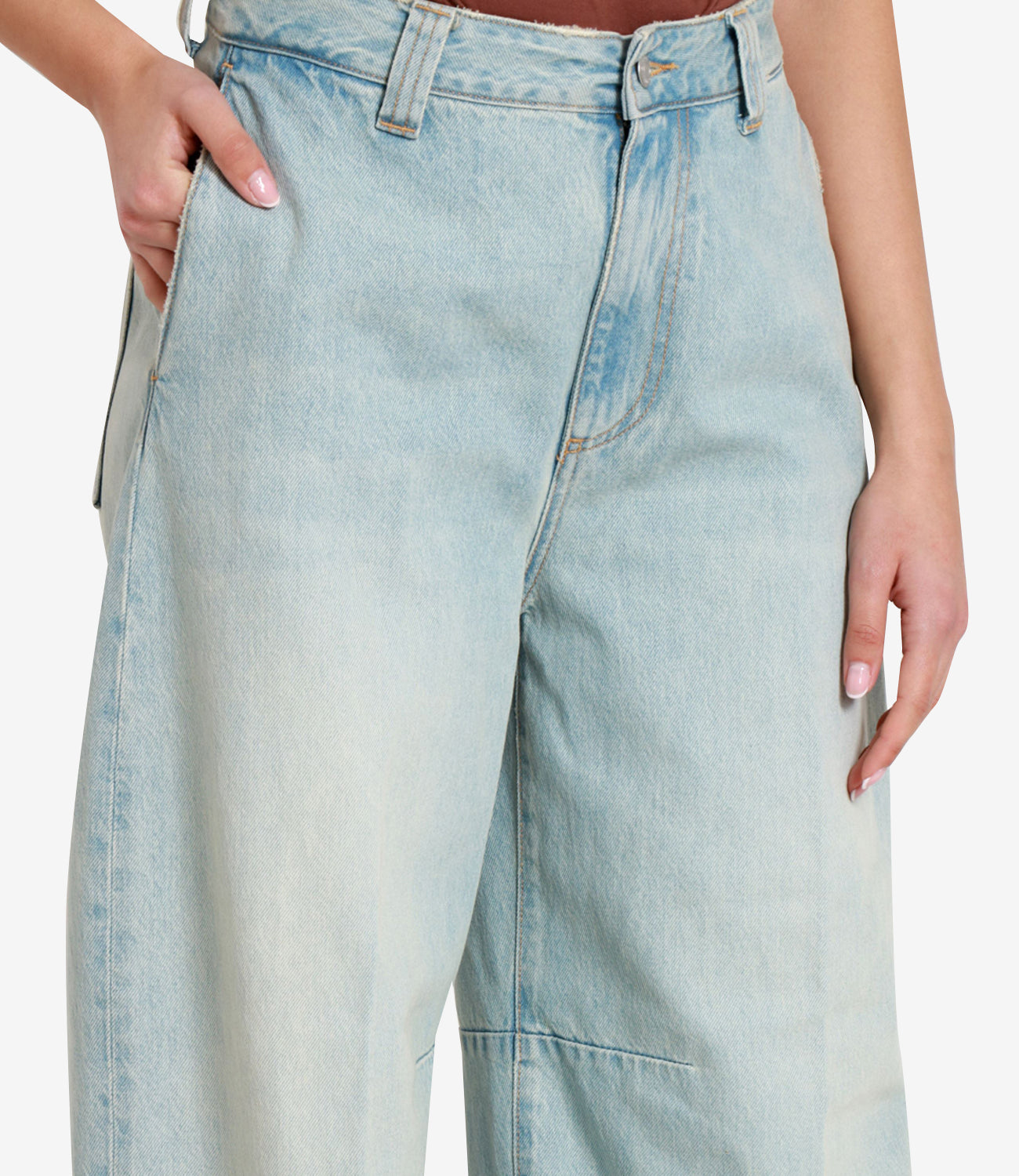People | Jeans Big Marion Denim chiaro