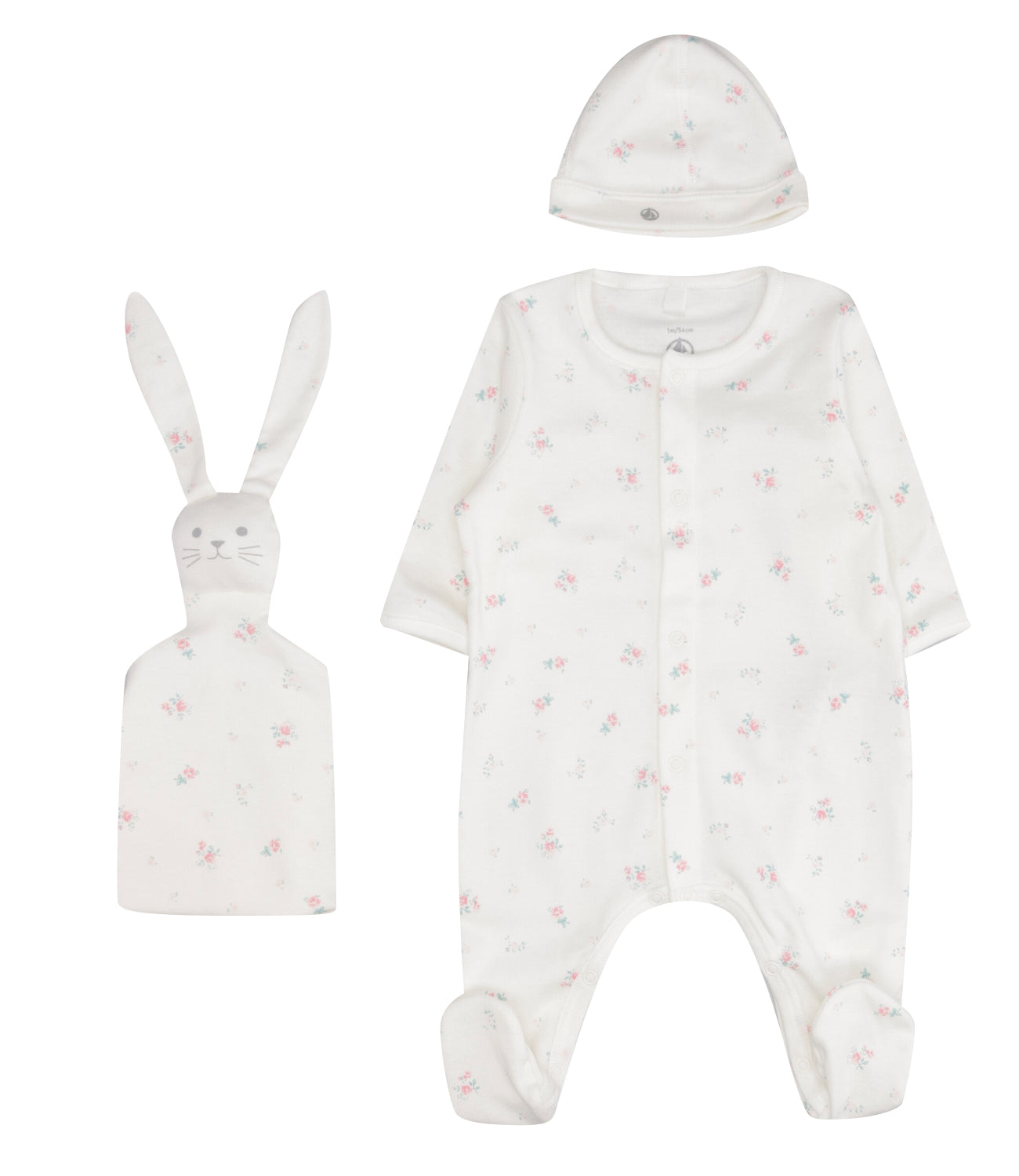 Petit Bateau | Set Tutina Pupazzo Panna Rosa