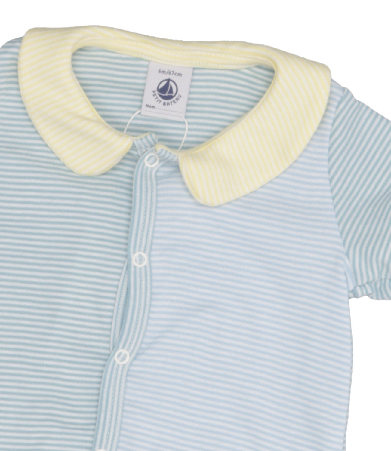 Petit Bateau | Pagliaccetto Celeste Giallo