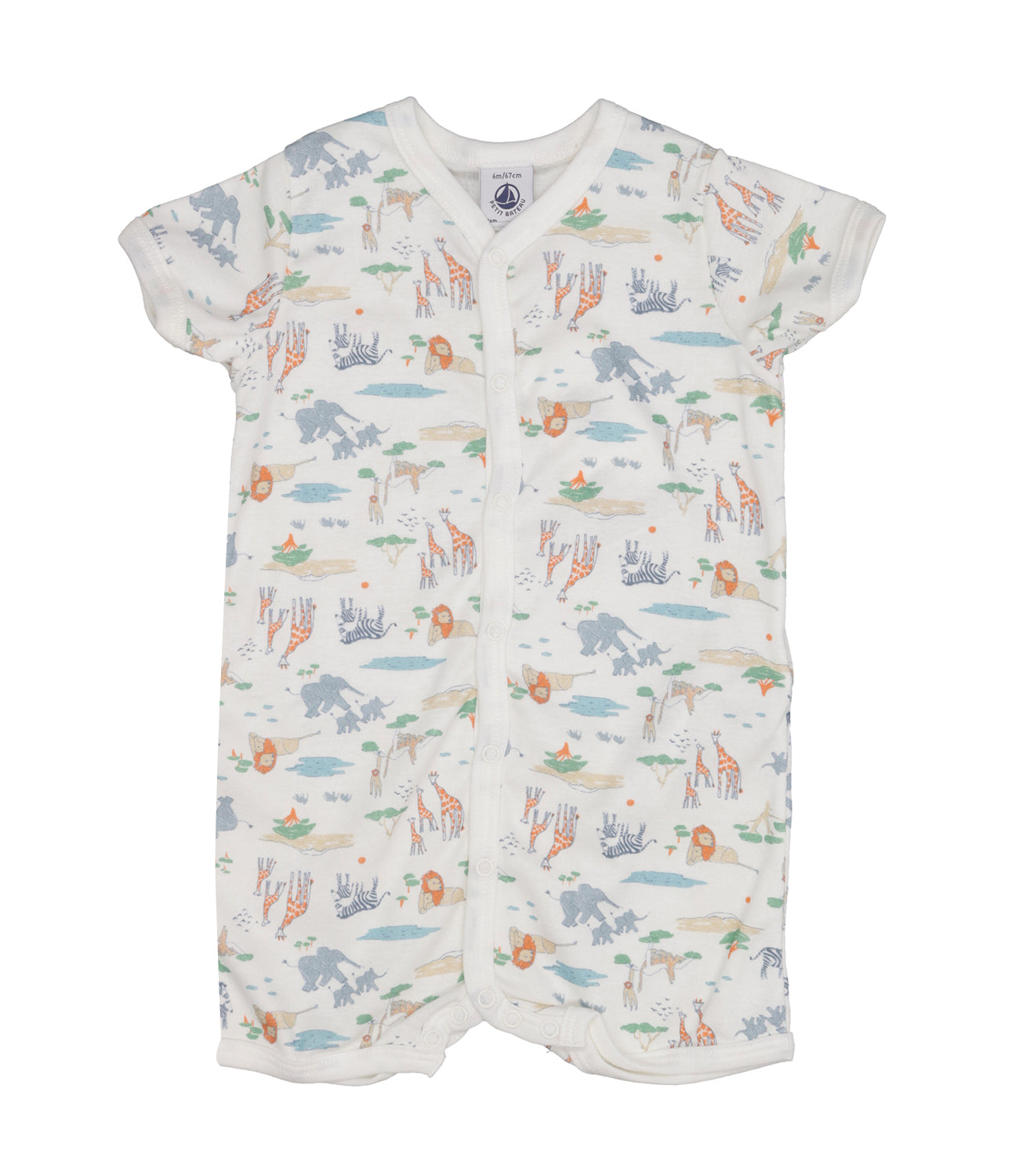 Petit Bateau | Pagliaccetto Bianco Multicolor