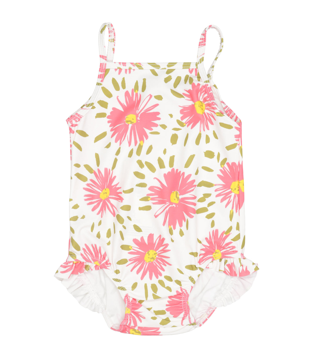 Petit Bateau | Costume Intero Bianco Rosa