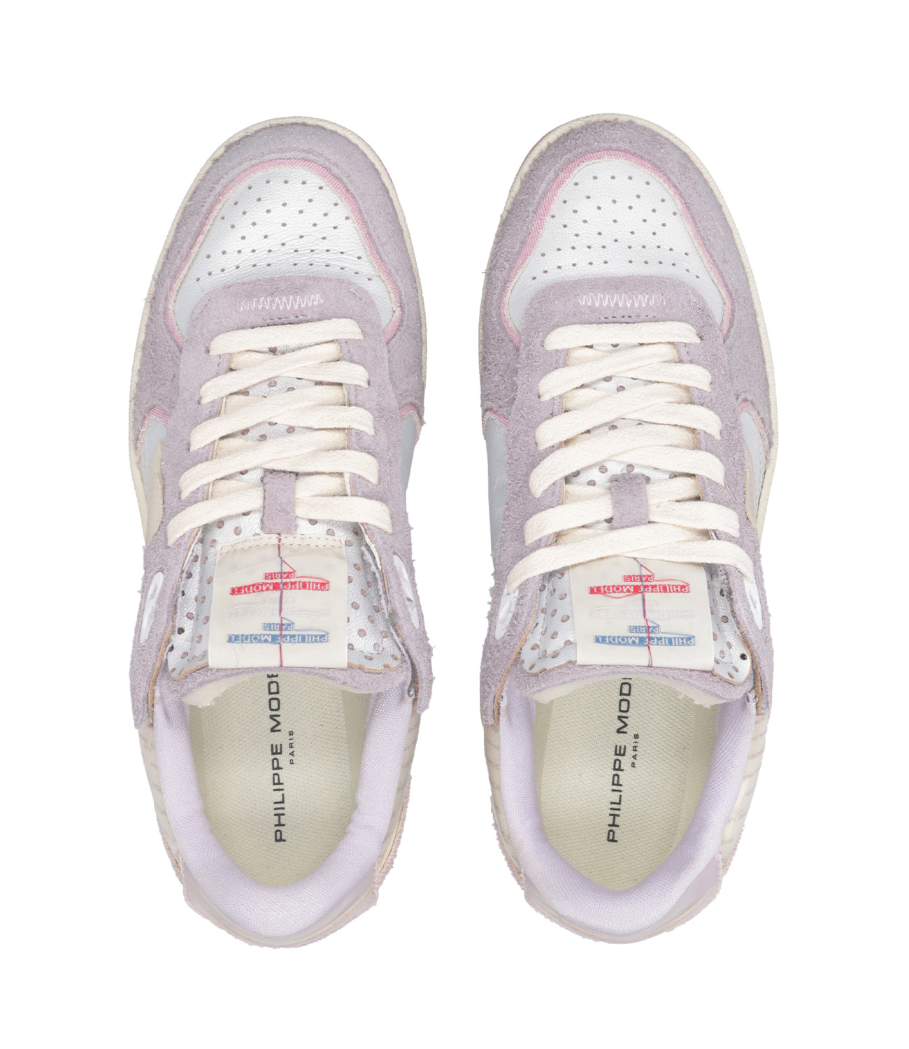Philippe Model | Sneakers Pgal Low Bianco e Lilla