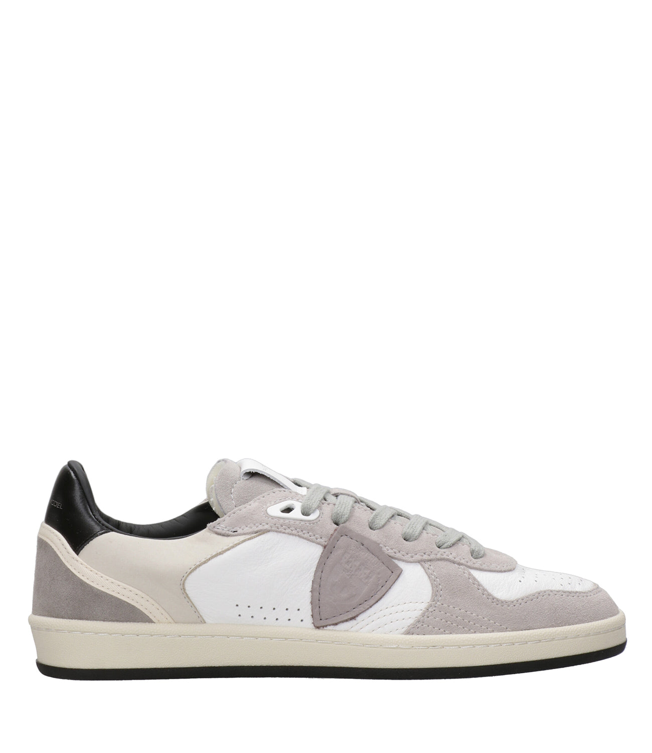 Philippe Model | Sneakers Pgal Low Man Bianco Nero e Grigio