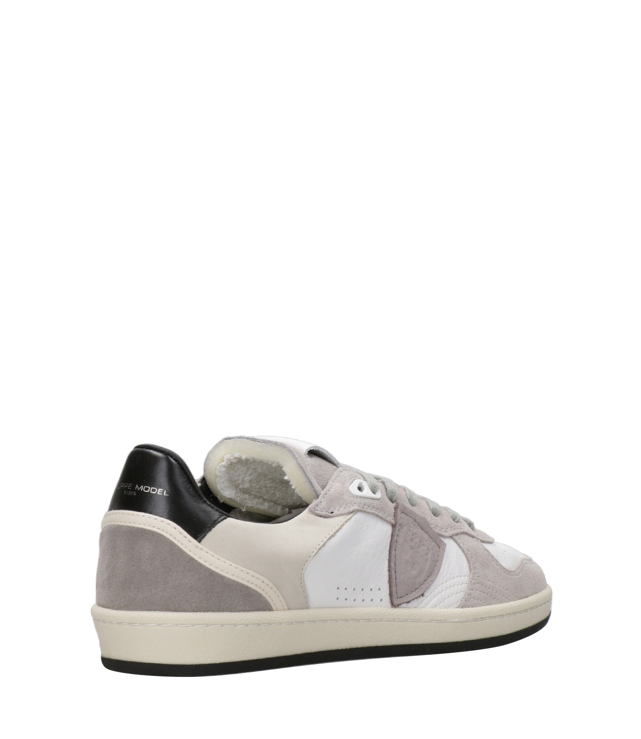 Philippe Model | Sneakers Pgal Low Man Bianco Nero e Grigio