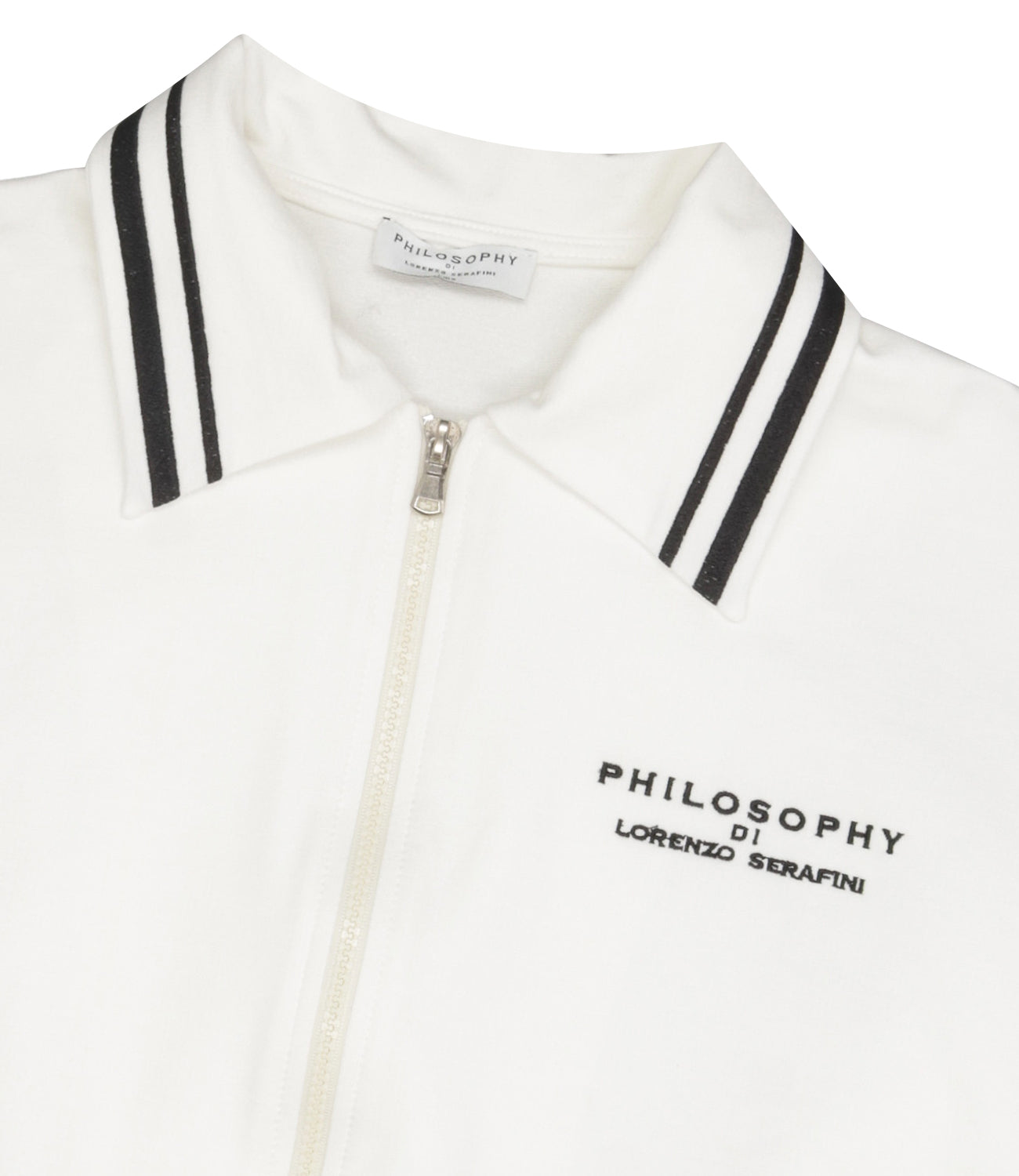Philosophy di Lorenzo Serafini Kids | Felpa Panna Nero
