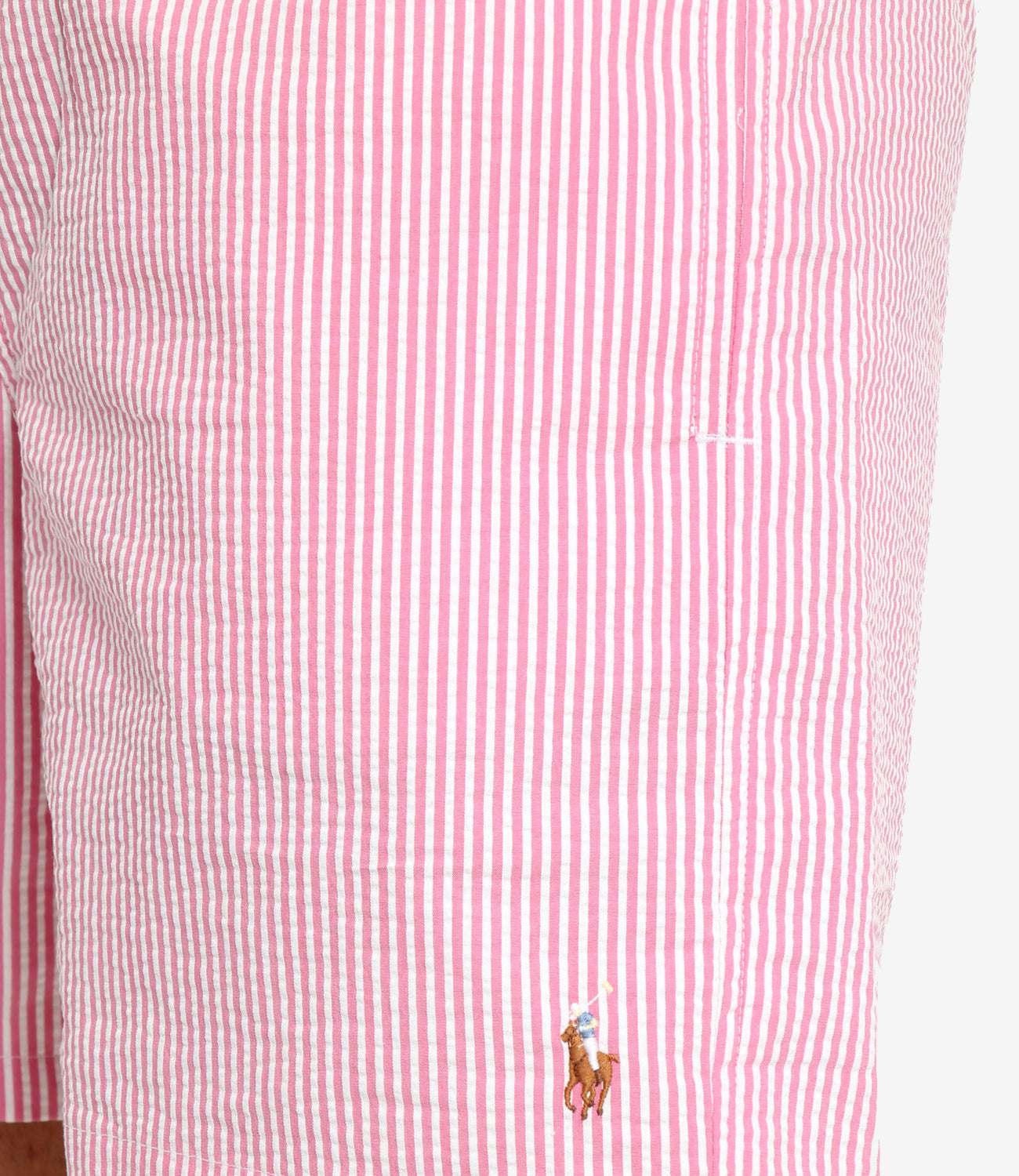 Polo Ralph Lauren | Costume Boxer Traveler Classic Swim Rosa e Bianco