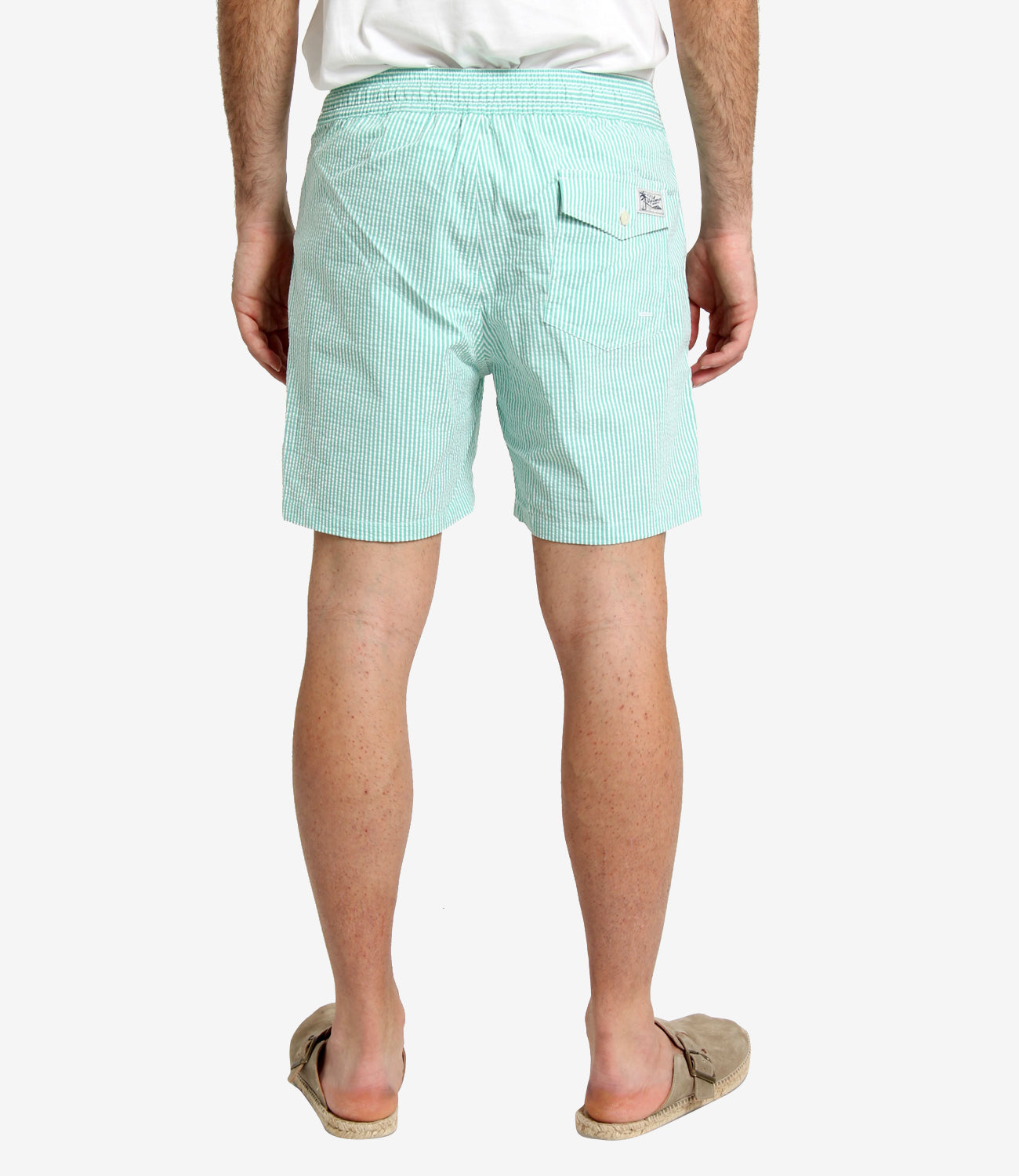 Polo Ralph Lauren | Costume Boxer Traveler Classic Swim Acquamarina e Bianco