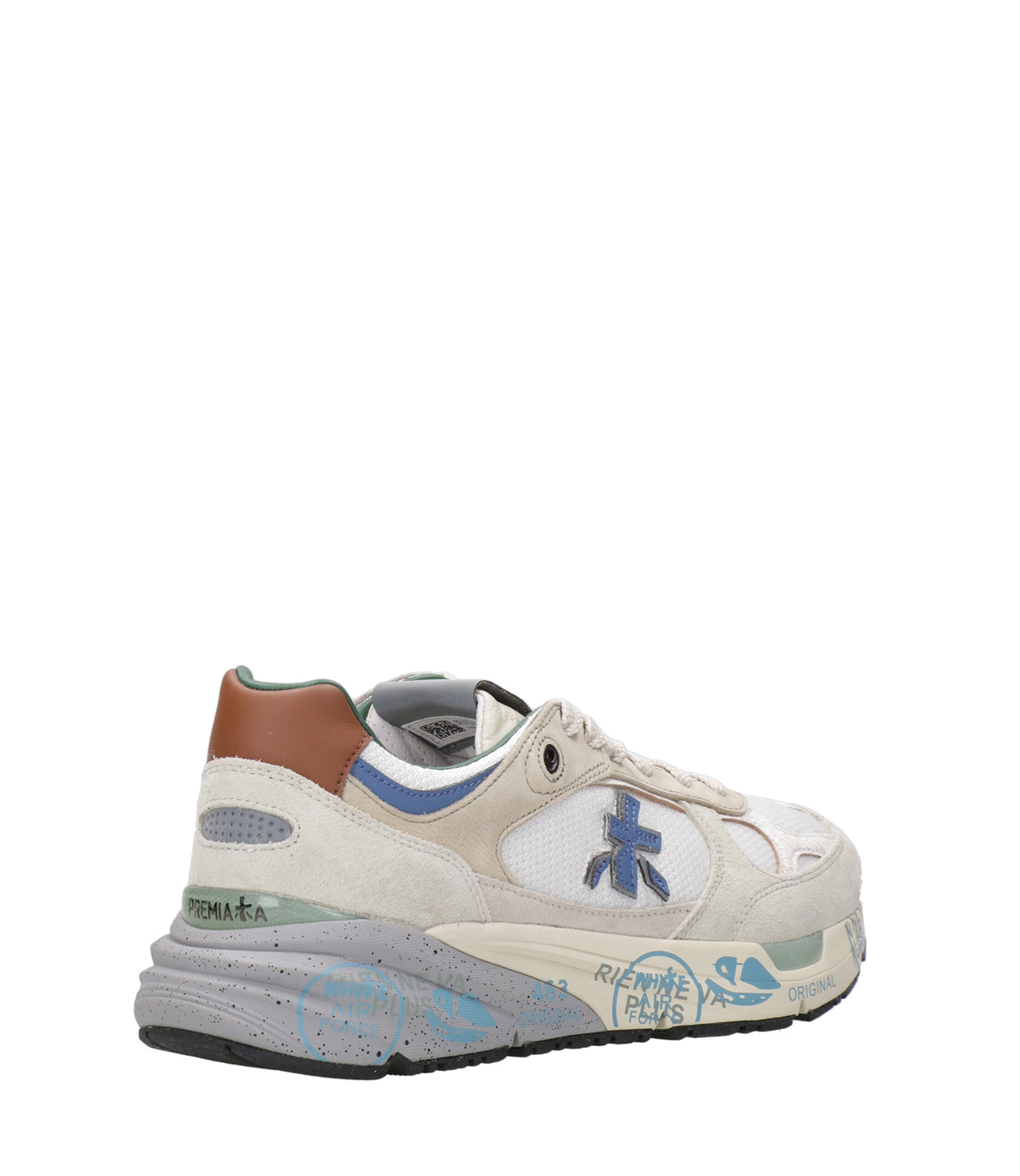 Premiata | Sneakers Mase Bianco Beige Ghiaccio
