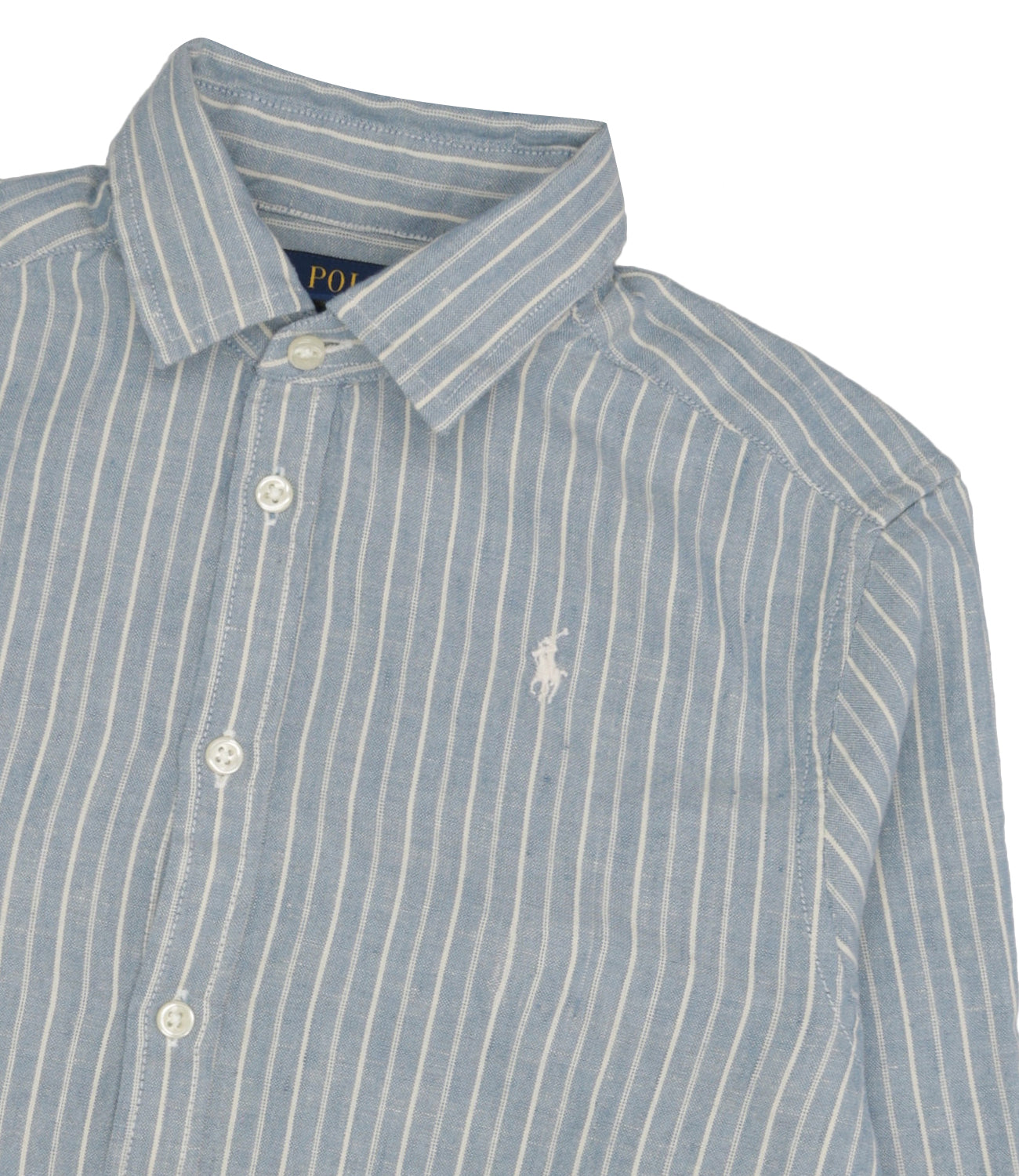 Ralph Lauren Childrenswear | Camicia Blu Crema