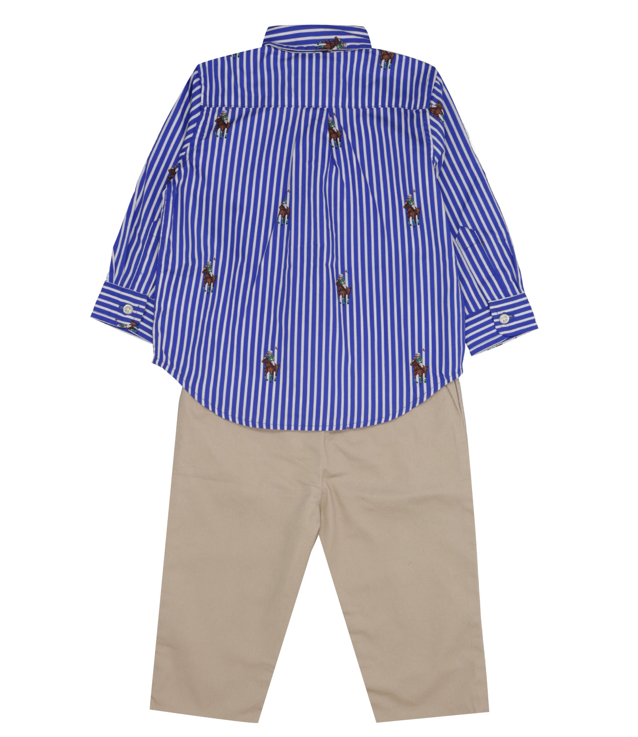 Ralph Lauren Childrenswear | Set Camicia e Pantalone Royal e Corda
