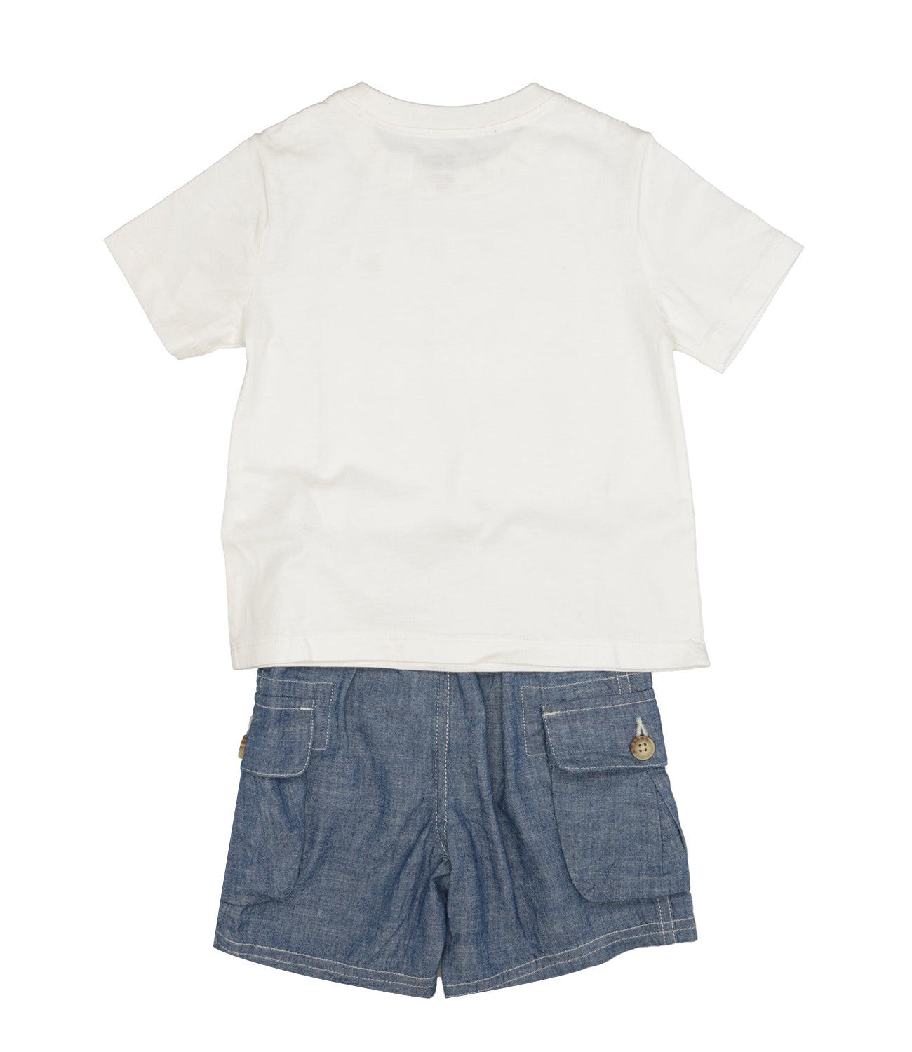 Ralph Lauren Childrenswear | Set T-Shirt Bermuda Bianco denim