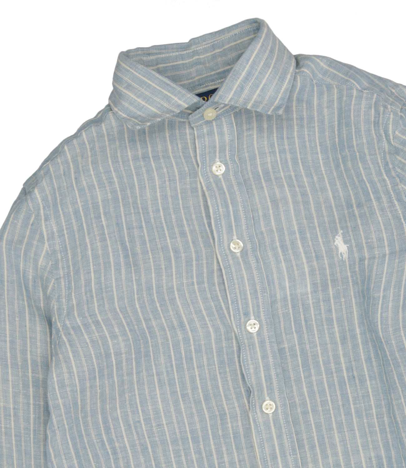 Ralph Lauren Childrenswear | Camicia Blu Crema