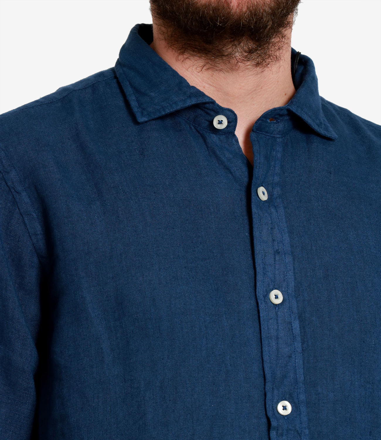 Roy Roger's | Camicia Pierce Blu navy