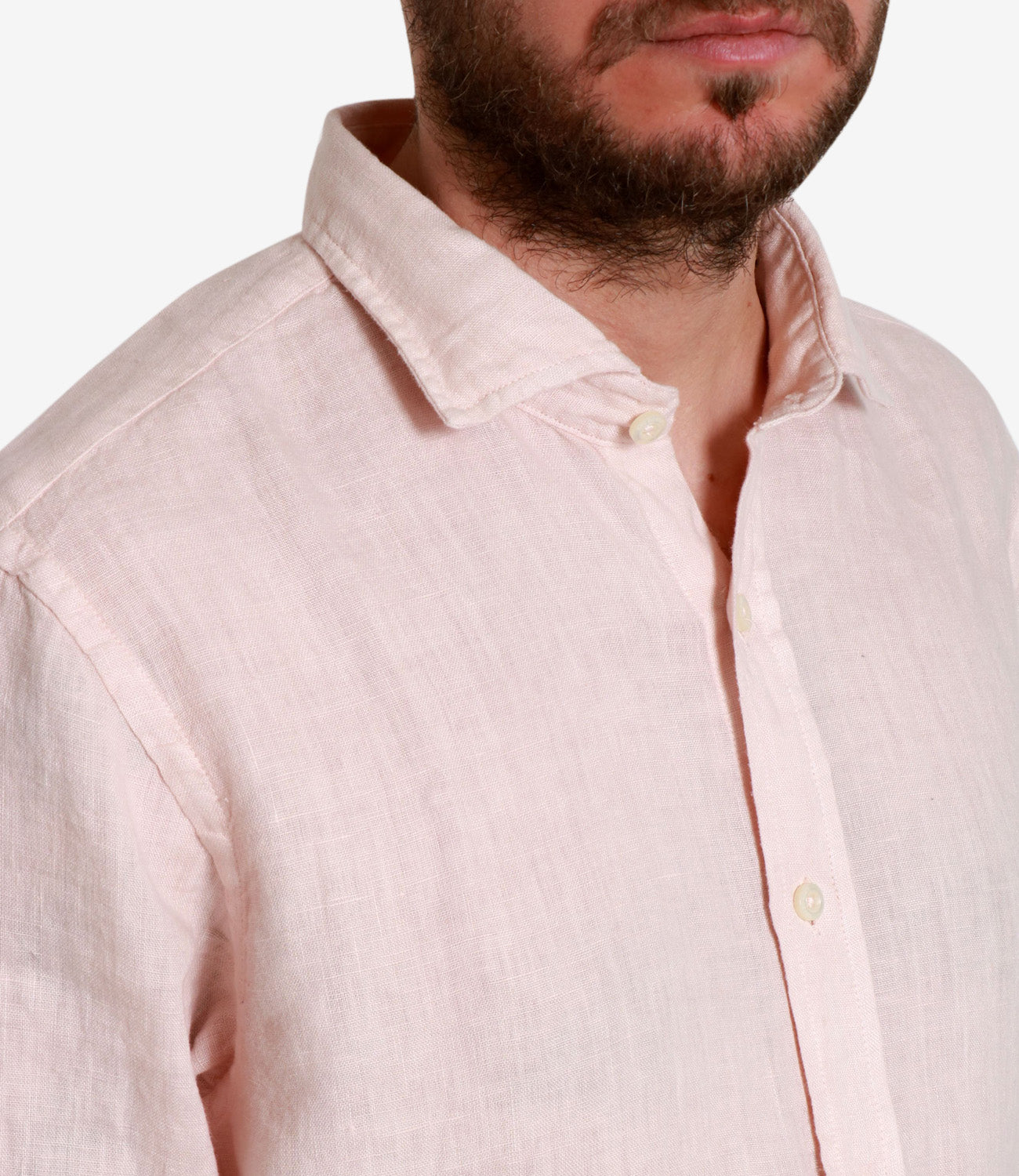 Roy Roger's | Camicia Pierce Rosa chiaro