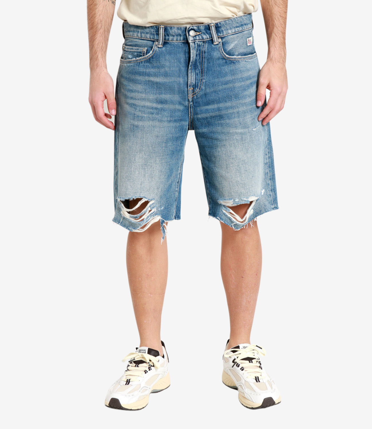 Roy Roger's | Bermuda Cult Wide Denim medio