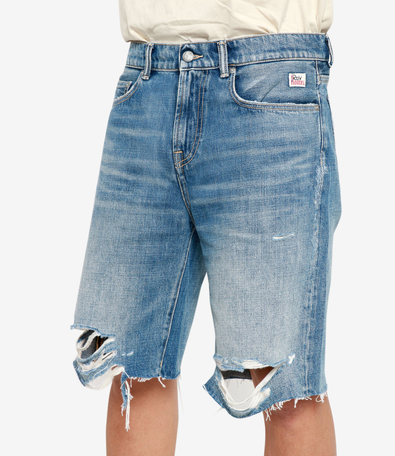 Roy Roger's | Bermuda Cult Wide Denim medio