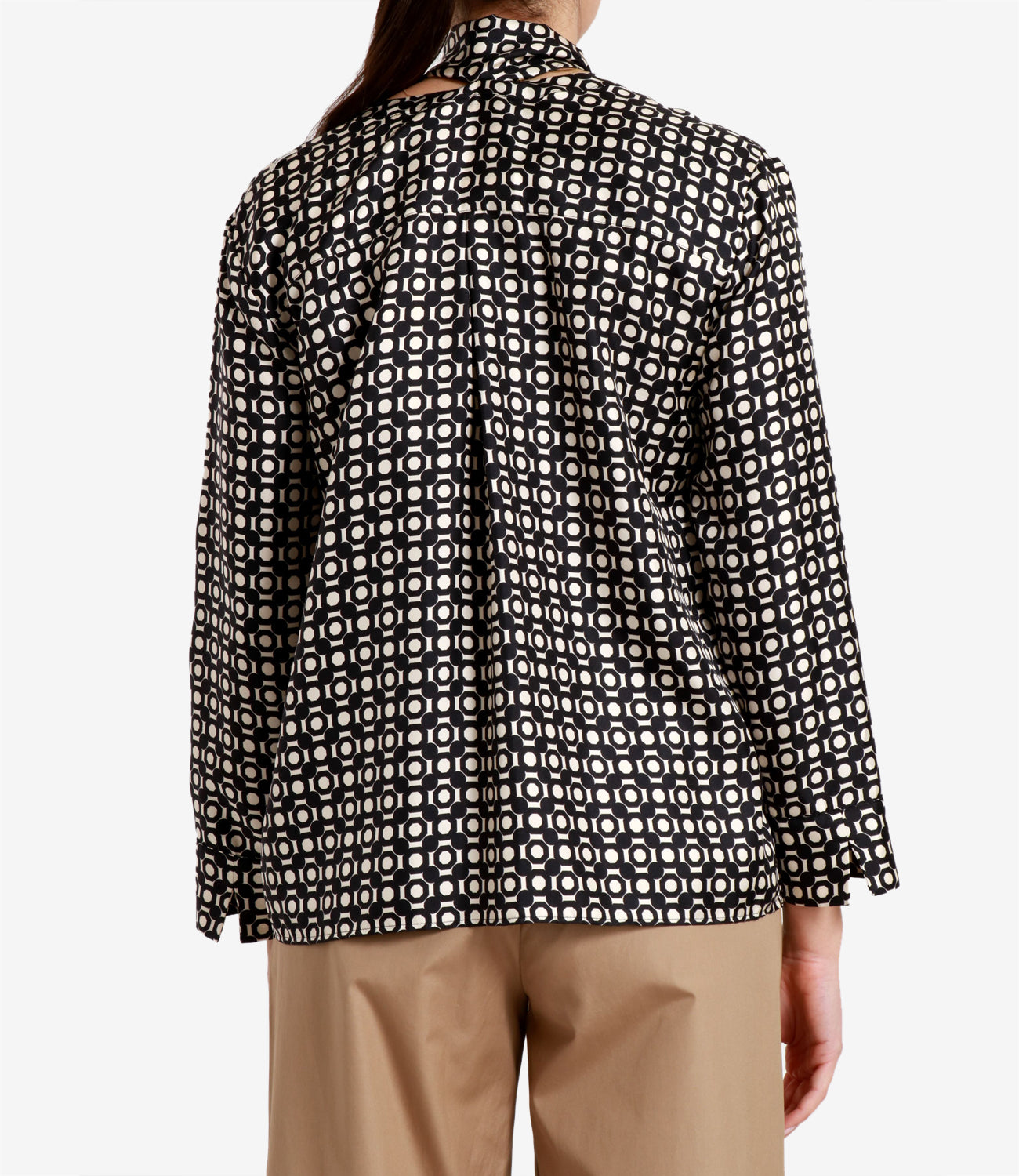 S Max Mara | Camicia Smmvittoria Nero Avorio