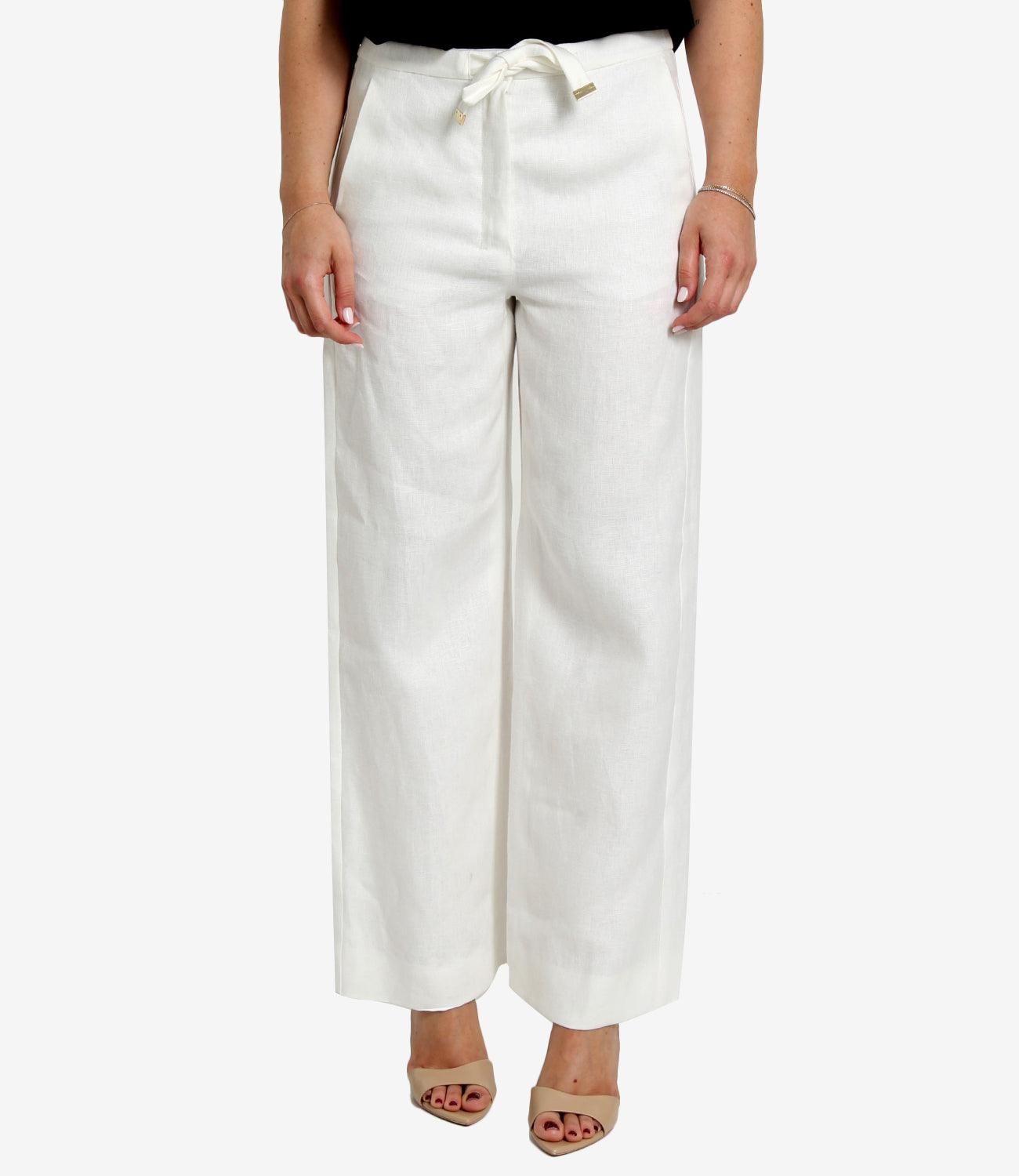 S Max Mara | Pantalone Amedea Bianco