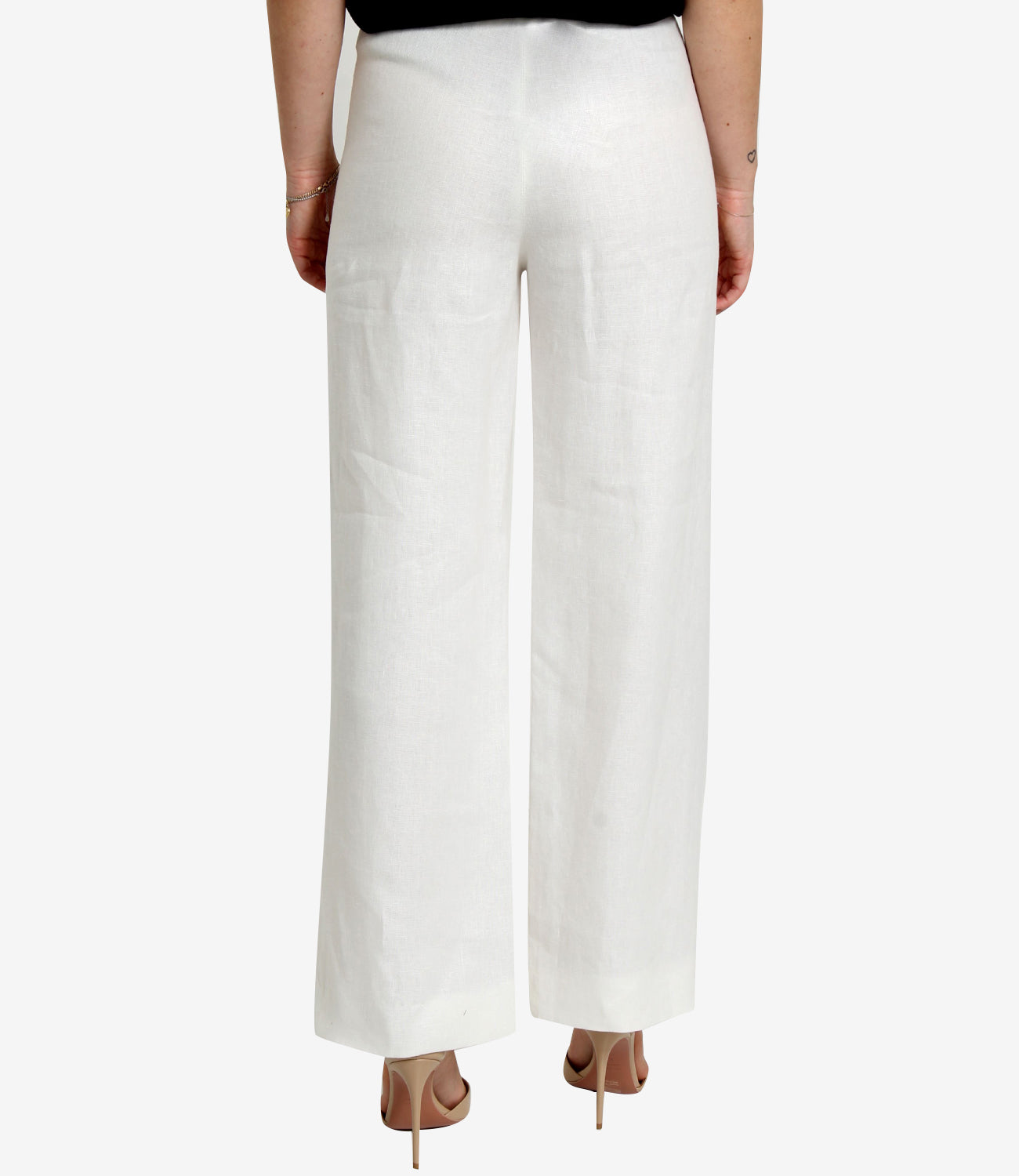 S Max Mara | Pantalone Amedea Bianco