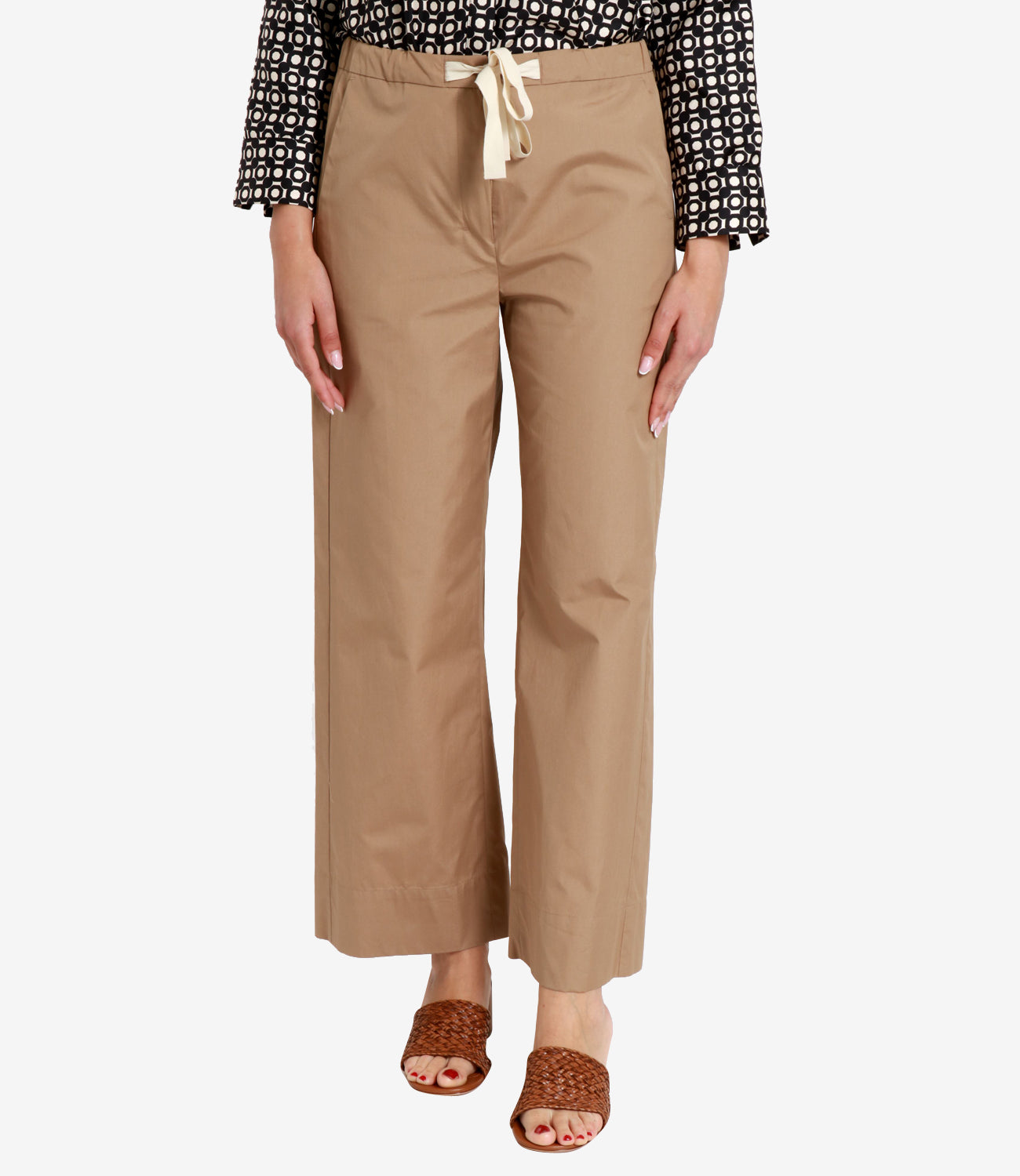 S Max Mara | Pantalone Argento Deserto