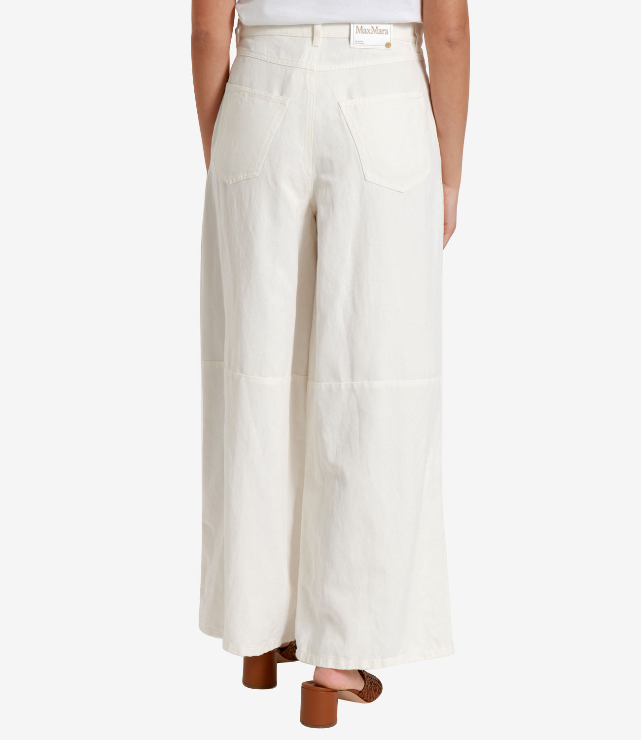 S Max Mara | Pantalone Smmaloa Bianco
