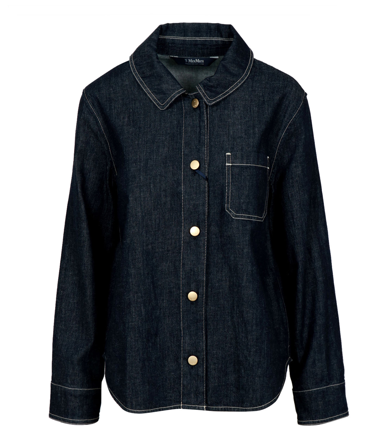 S Max Mara | Camicia Smmenfasi Blu denim