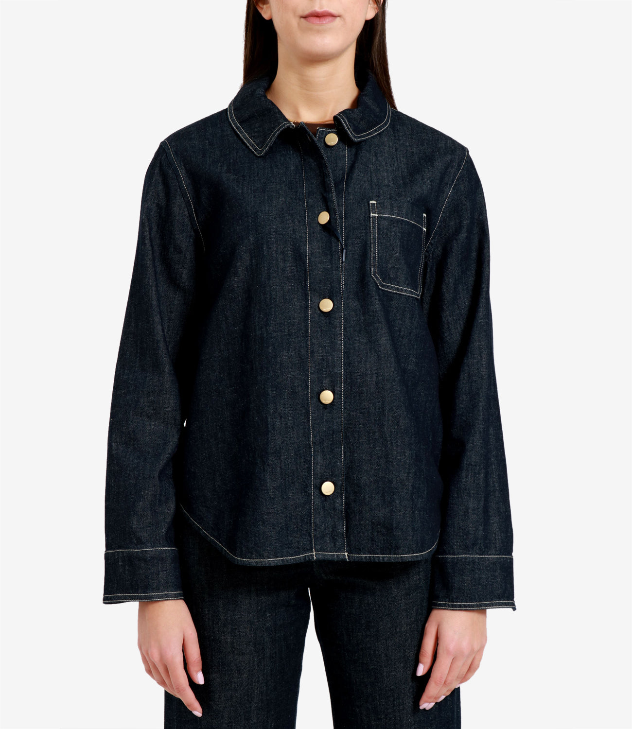 S Max Mara | Camicia Smmenfasi Blu denim
