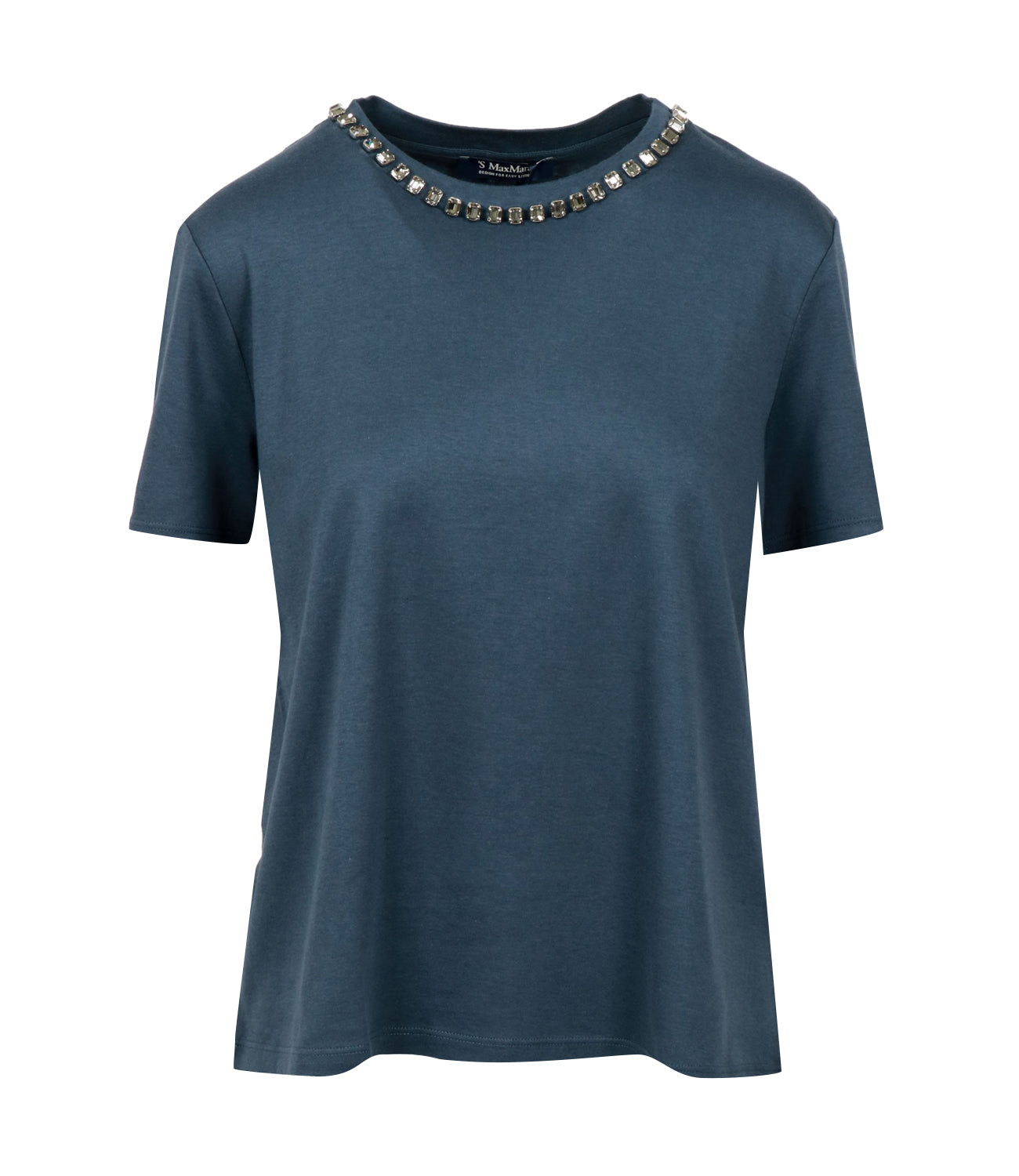 S Max Mara | T-Shirt Bingo Blu marino