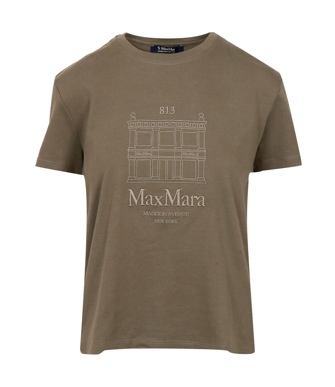 S Max Mara | T-Shirt Smmbella Verde kaki