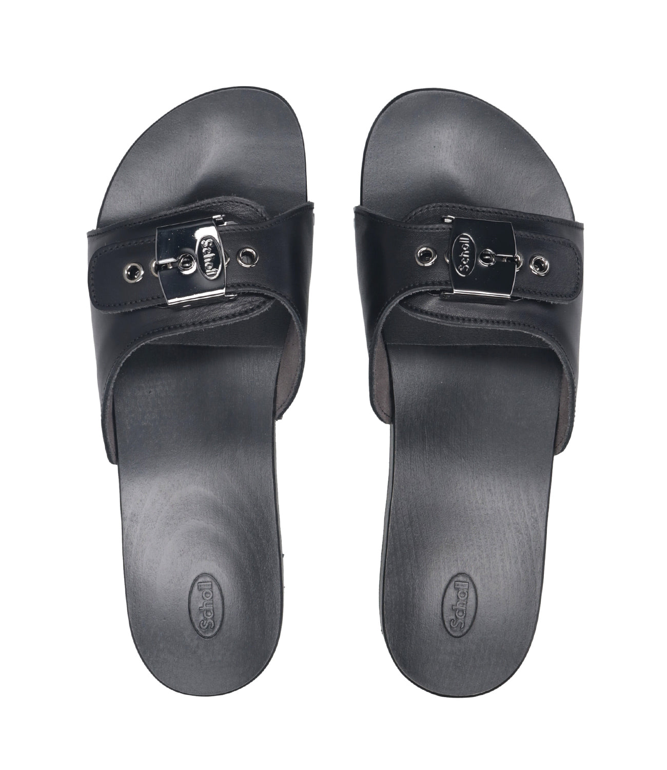 Scholl | Slipper Pescura Flat Flex Leaful Black