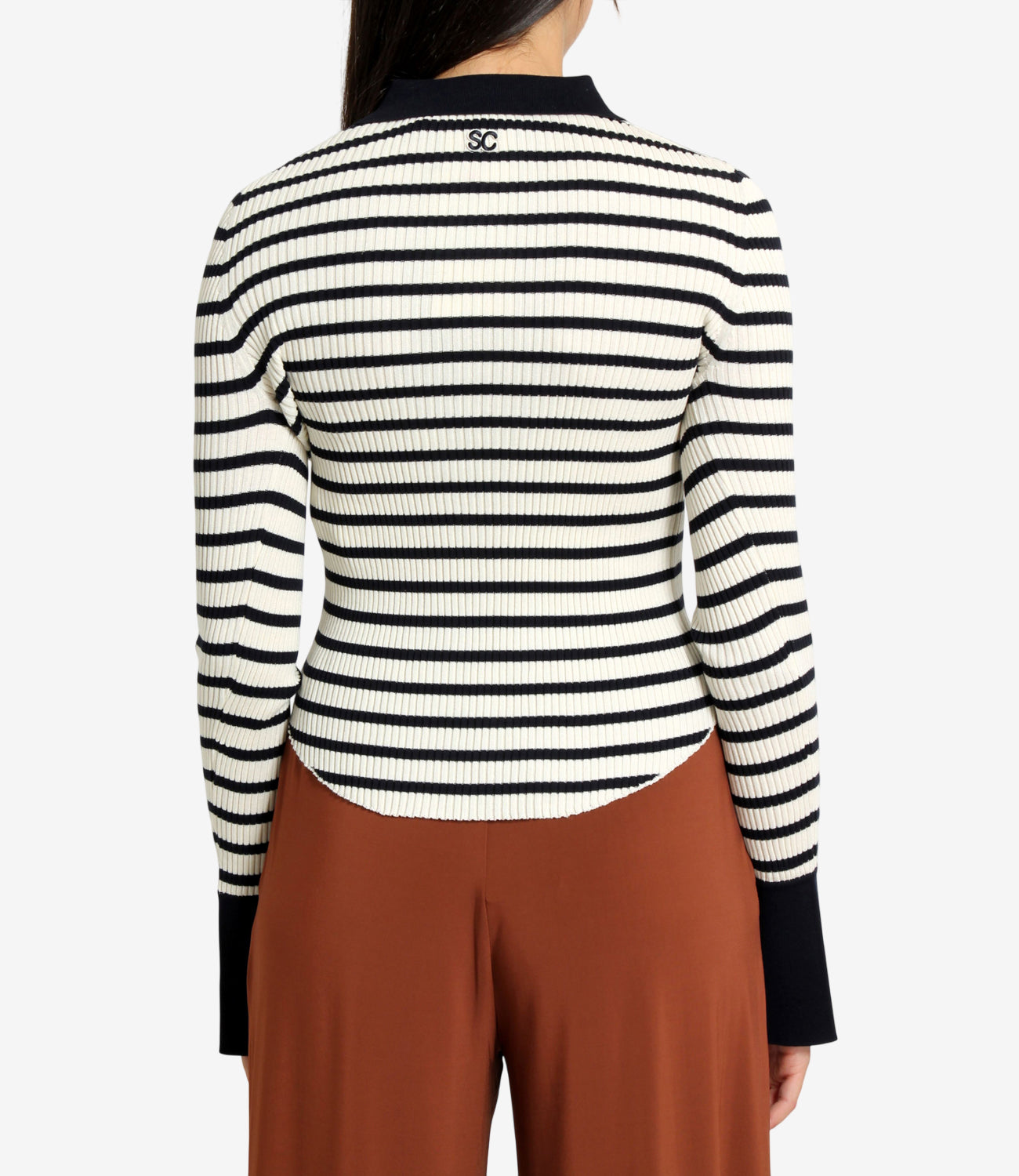 Semicouture | Polo Aida Panna Blu
