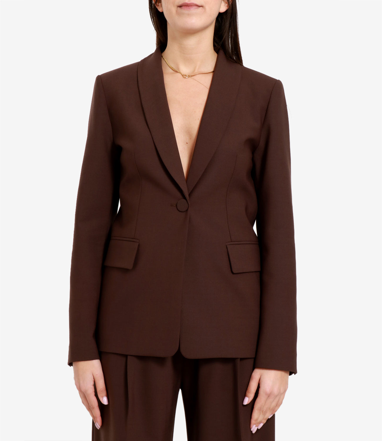 Semicouture | Giacca Cipriana Cioccolato