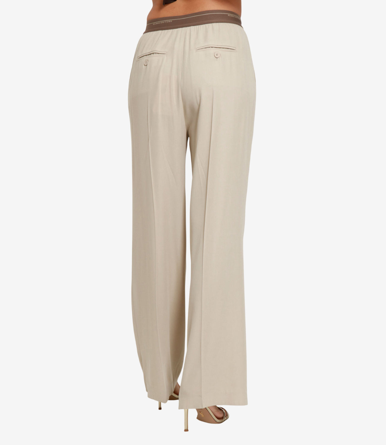 Semicouture | Pantalone Nayara Beige