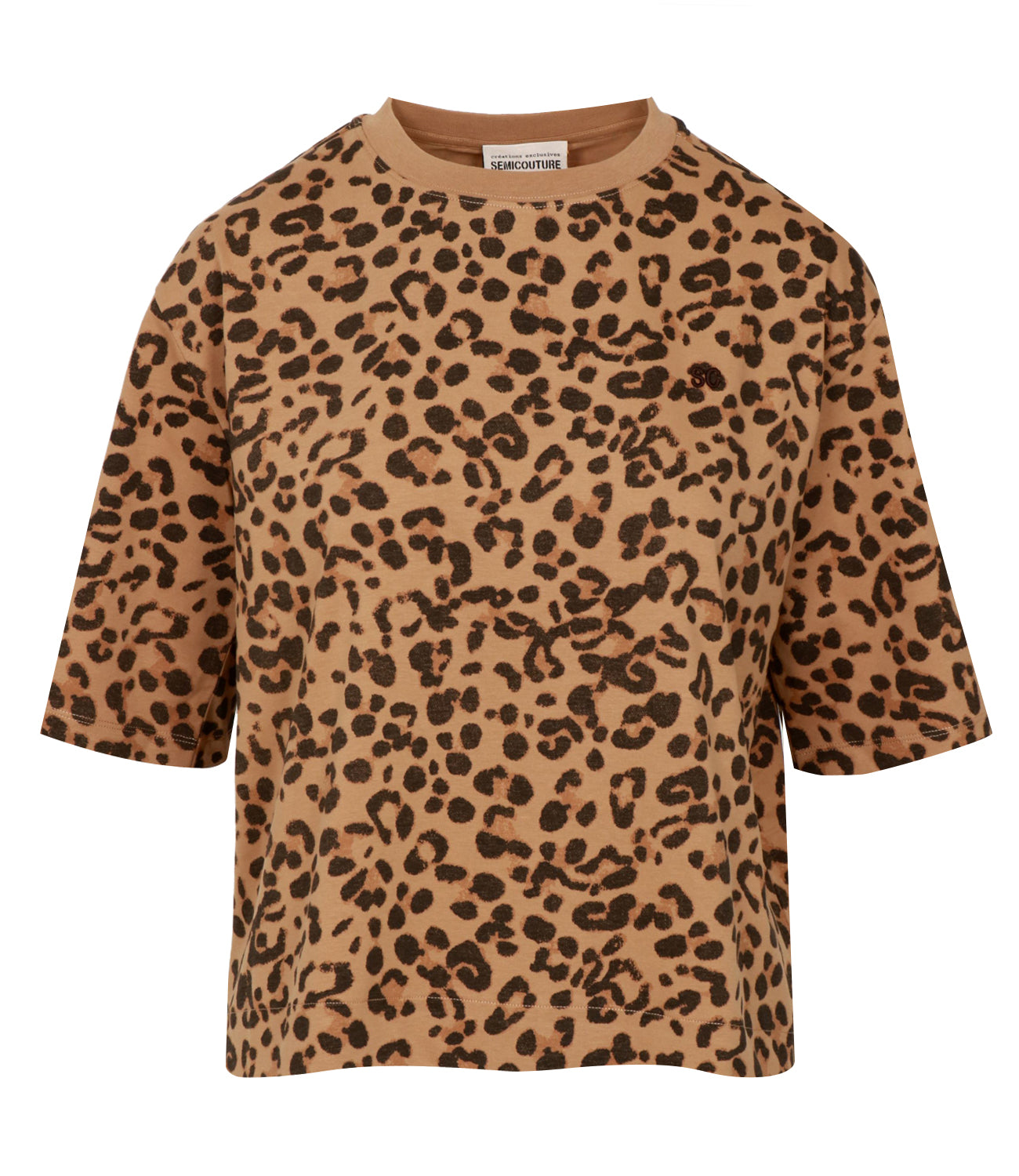 Semicouture | T-Shirt Neva Leopardo