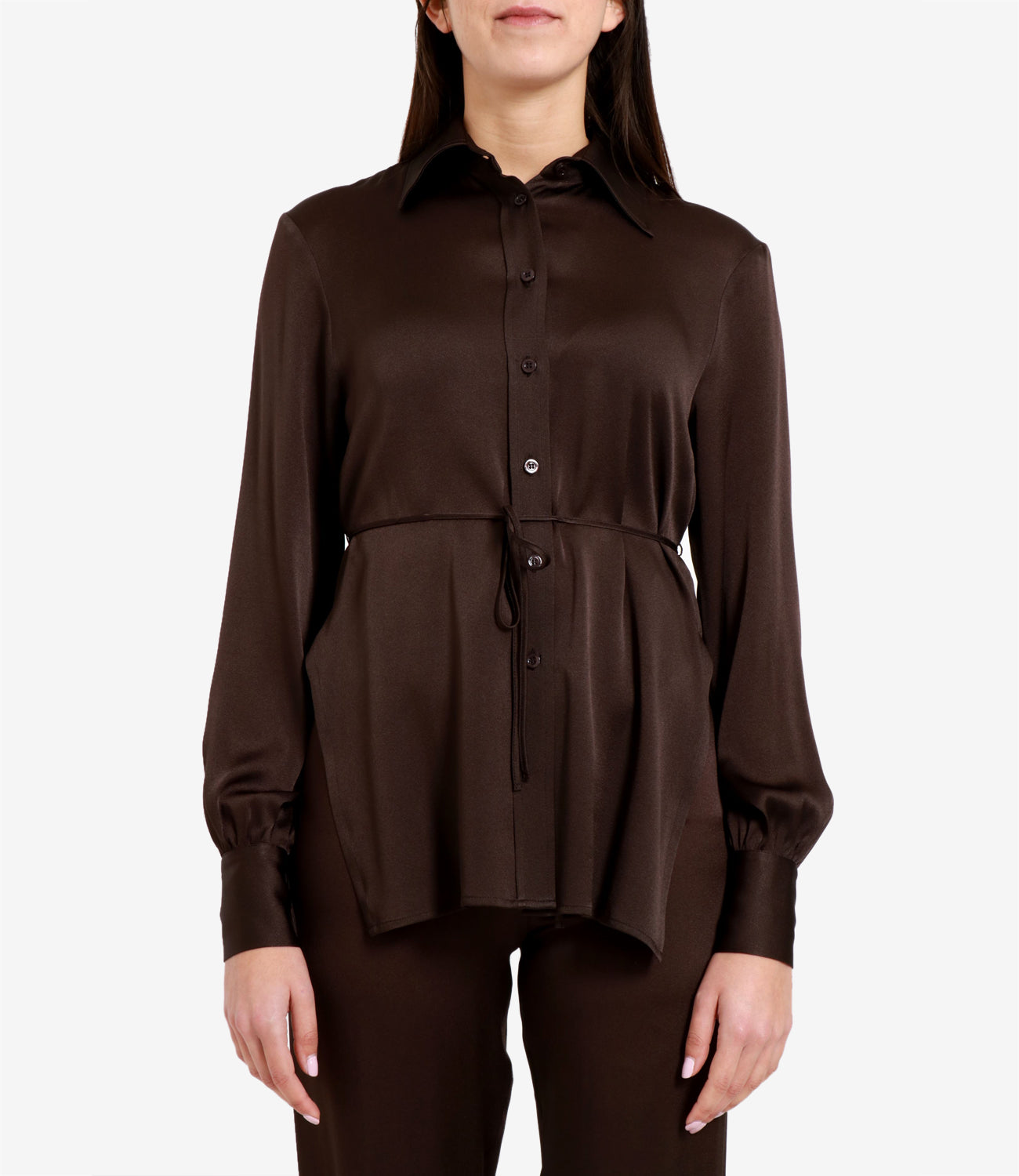 Semicouture | Camicia Juana Cioccolato