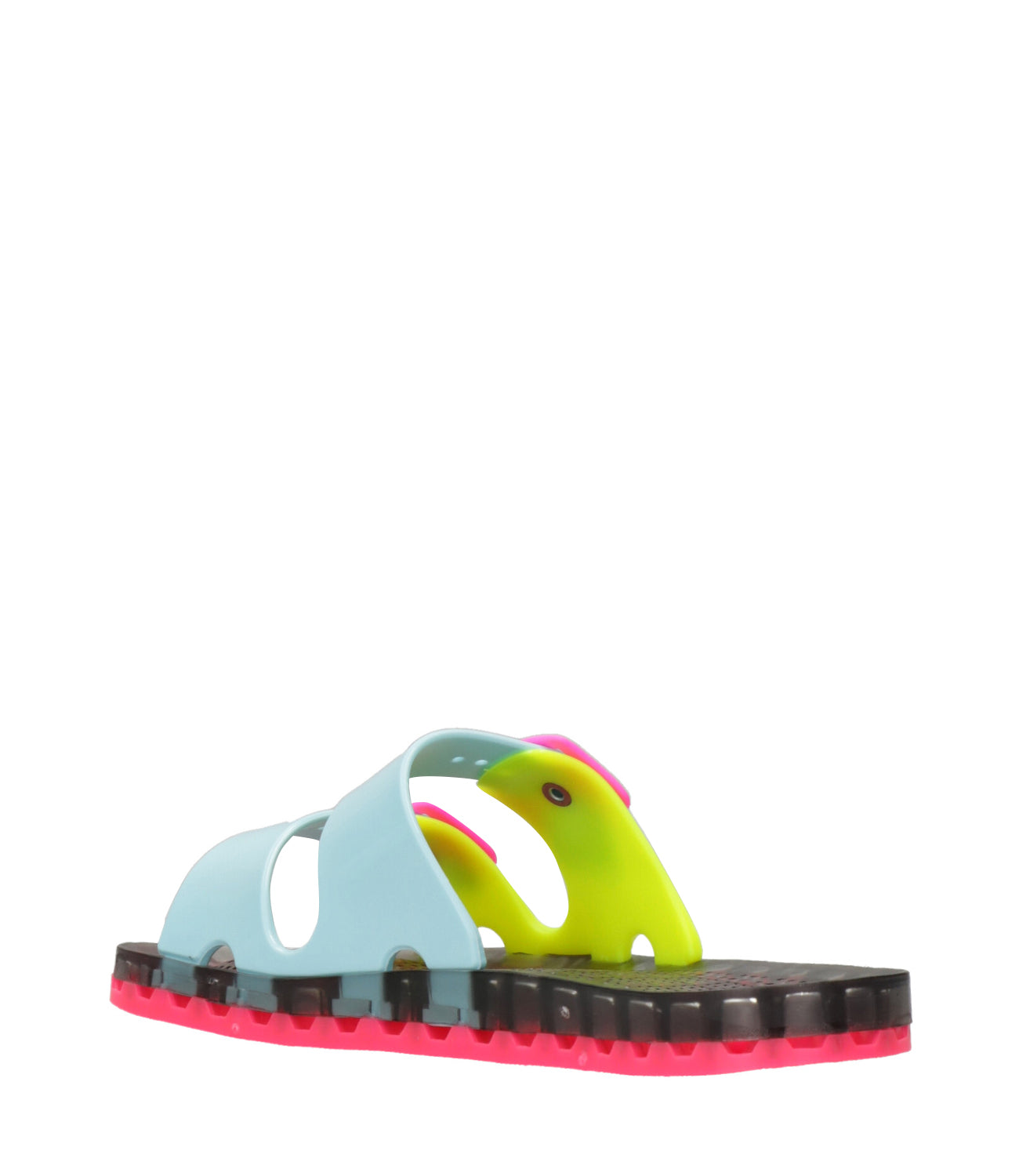Sensi | Ciabatta La Jolla Color Celeste Giallo fluo