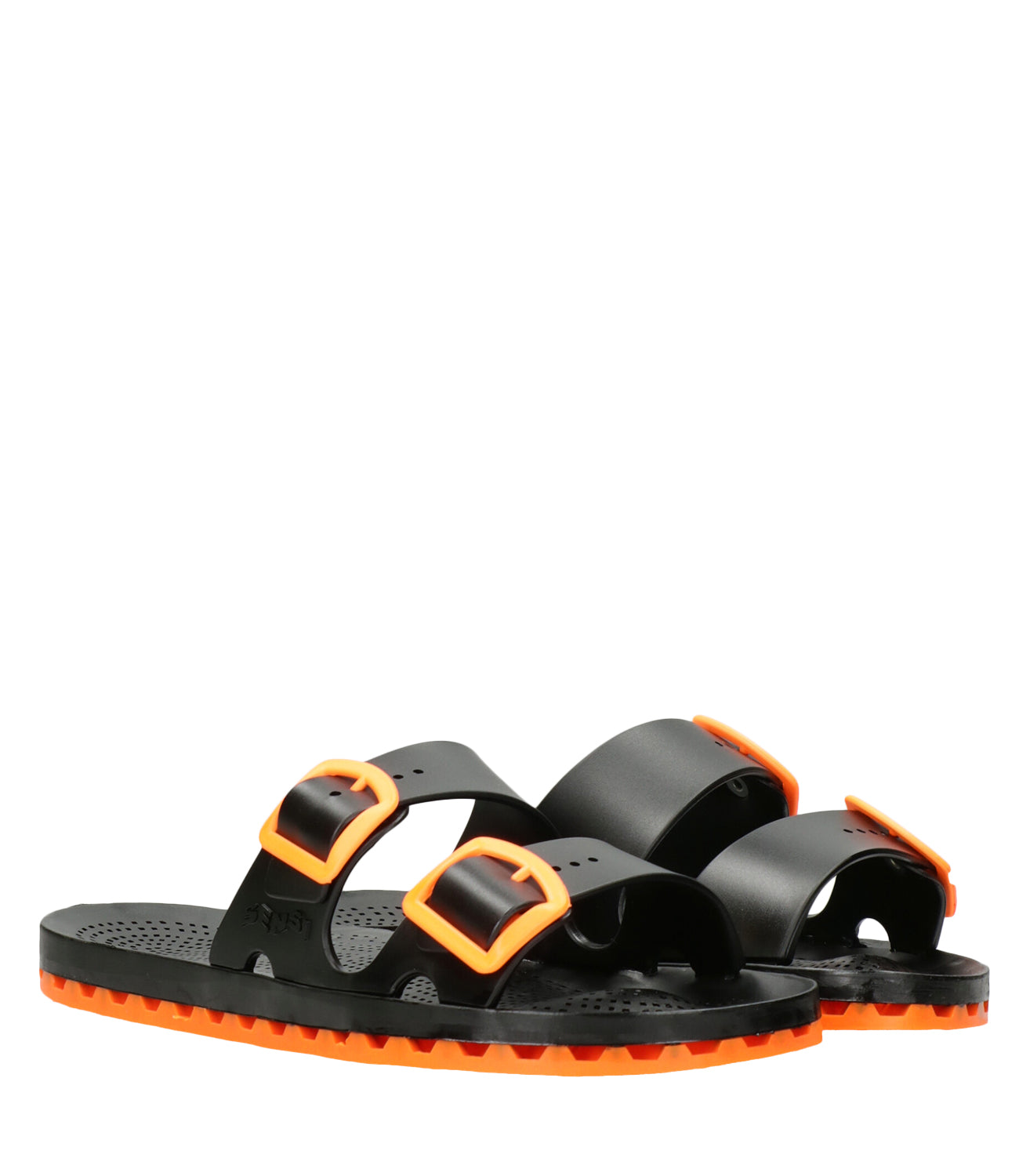 Sensi | Ciabatta La Jolla Black Fluo Nero Arancio
