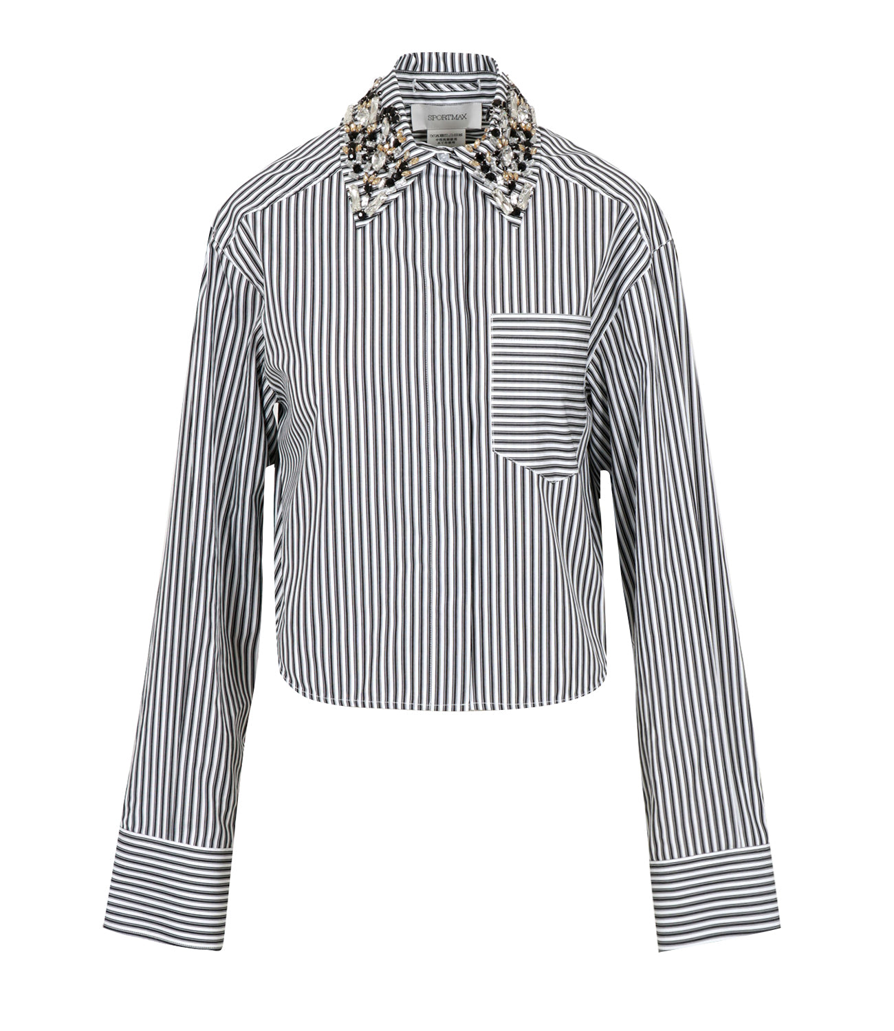 Sportmax | Camicia Spxquagga Nero e Bianco