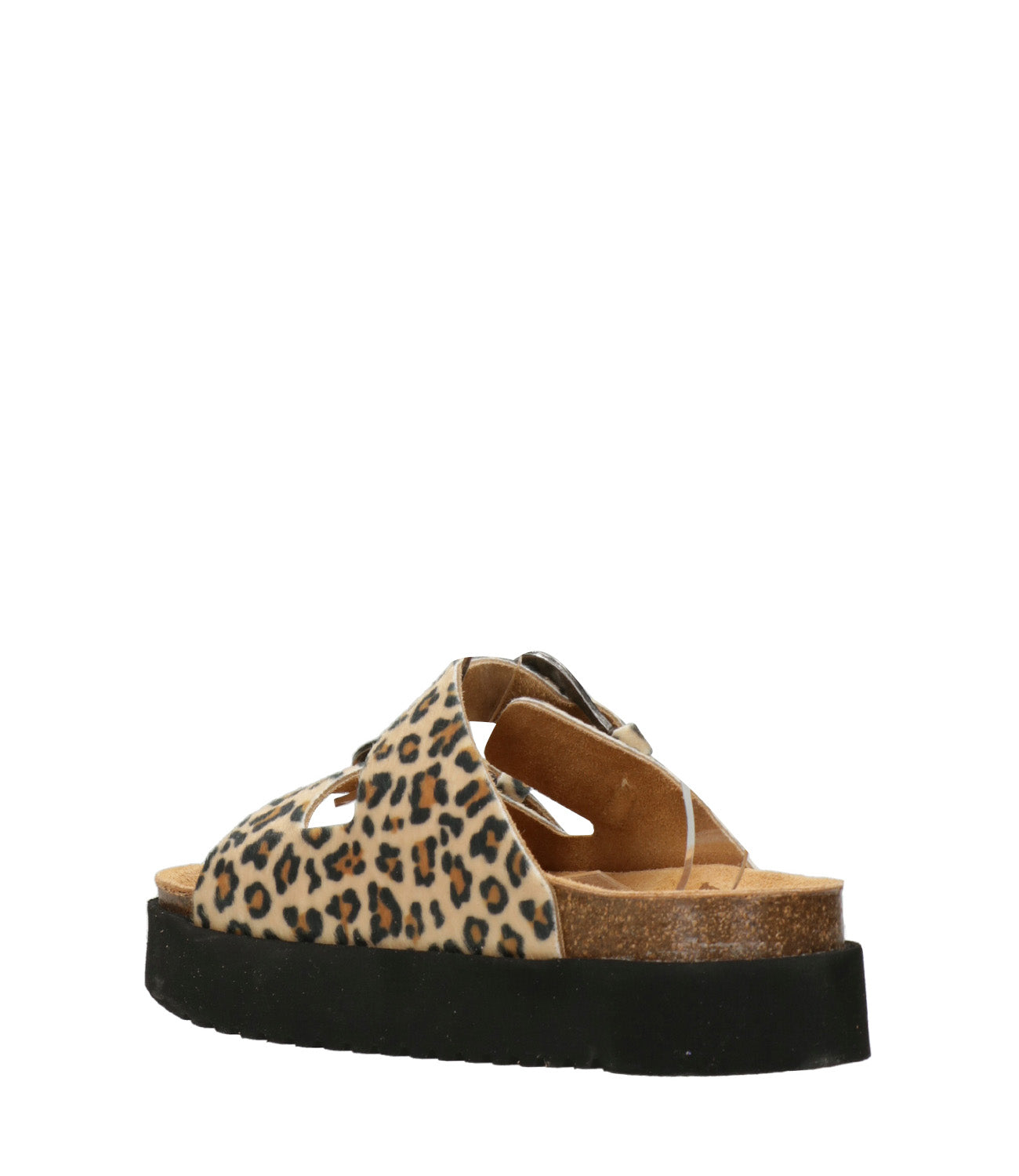 Taji | Ciabatta Buckle Platform Leopardo Leopardo