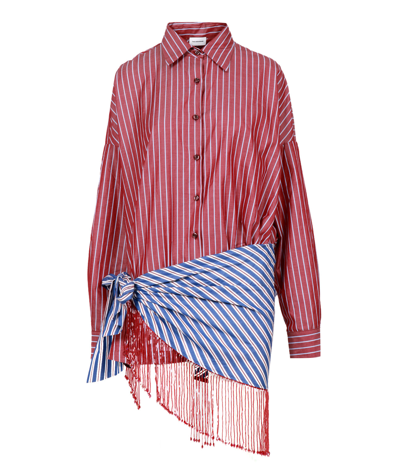 The Andamane | Abito Jolene Rosso Celeste