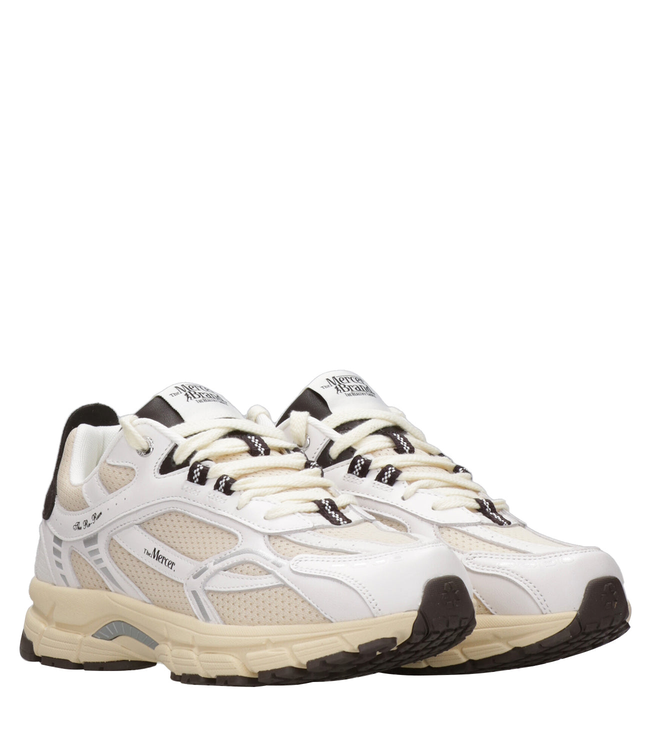 The Mercer Brand | Sneakers The Re Run Vintage Bianco Beige