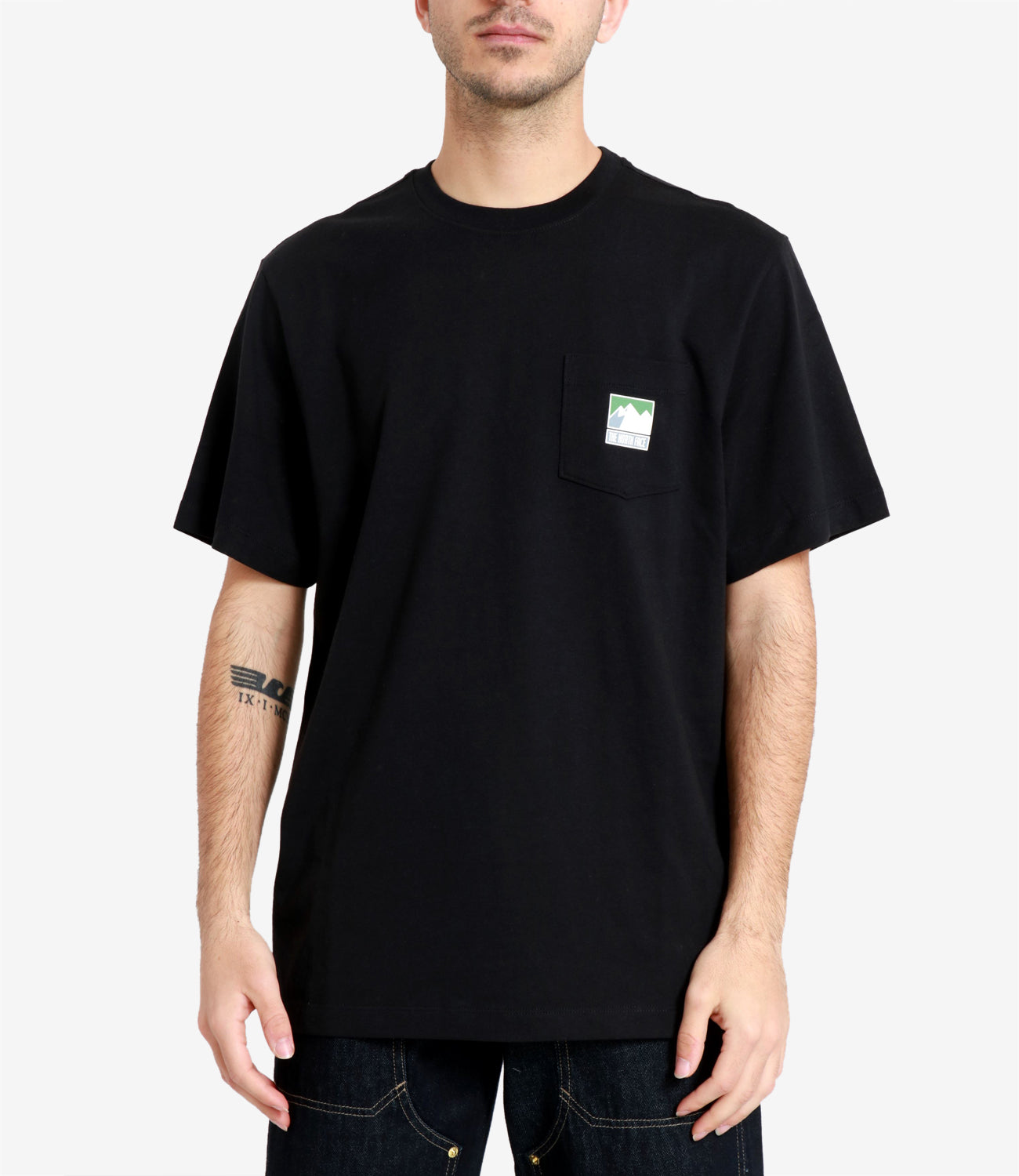 The North Face | T-Shirt M Mountain Logo Rlx Nero