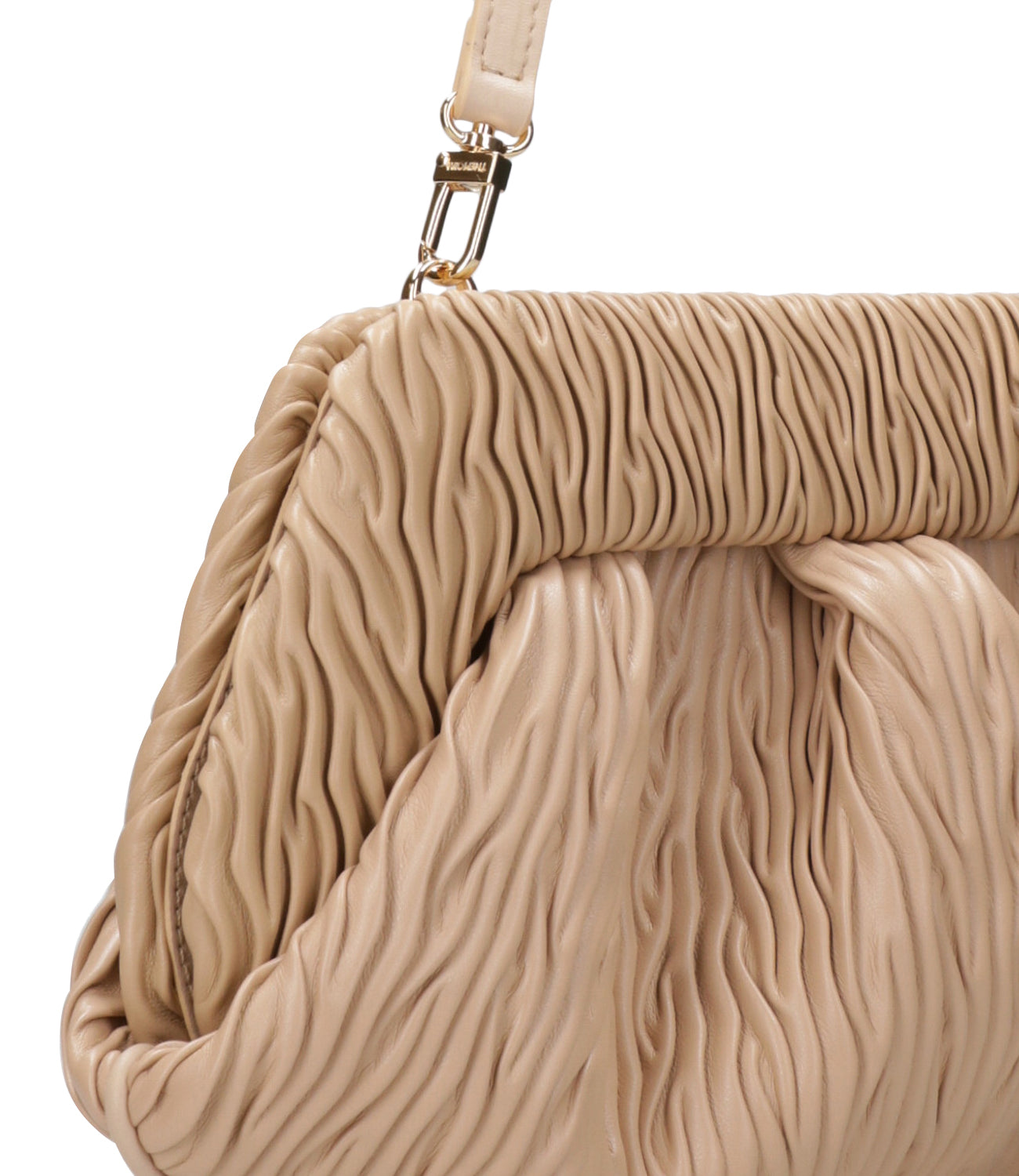 Themoirè | Pochette Bios Baguette Arricciato Sabbia