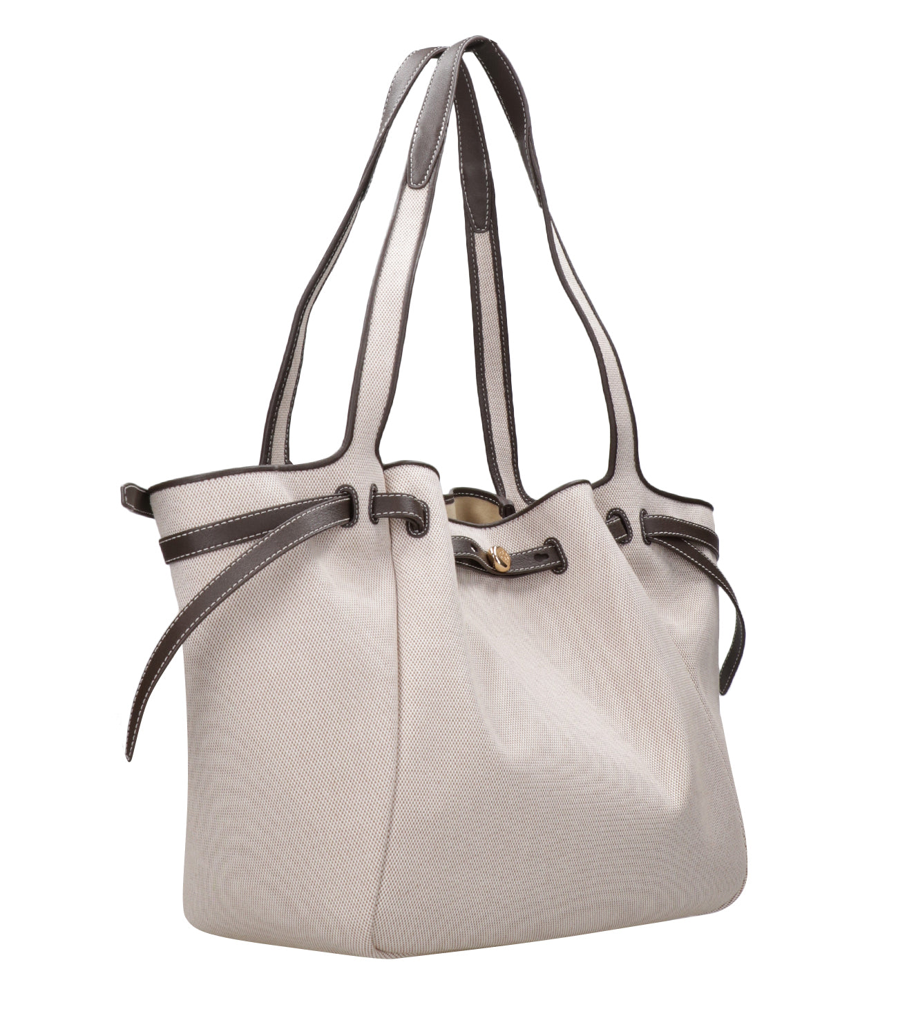 Tory Burch | Borsa a Spalla Romy Tote Beige Moka