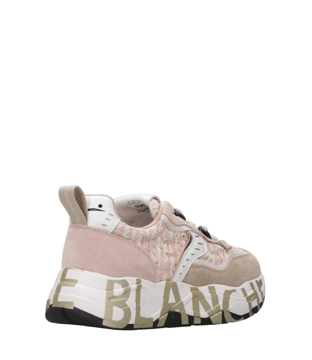 Voile Blanche | Sneakers Club105 Rosa e Beige
