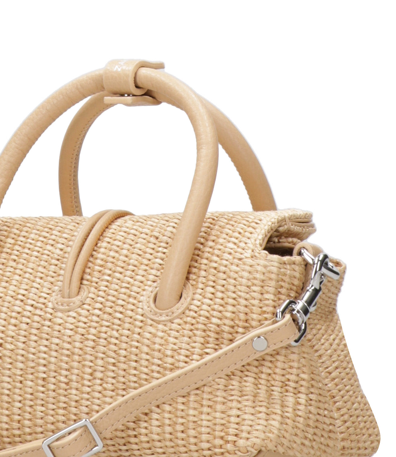 Zanellato | Borsa a Mano Dotta Vimini Beige