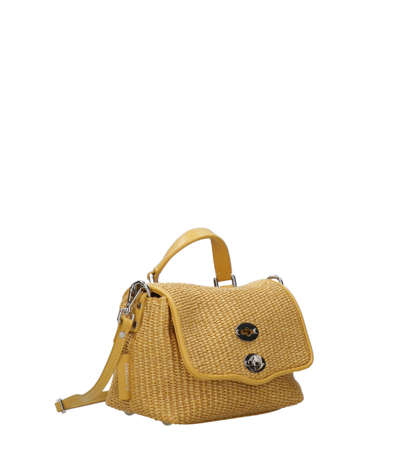 Zanellato | Borsa a Tracolla Postina Vimini Baby Giallo