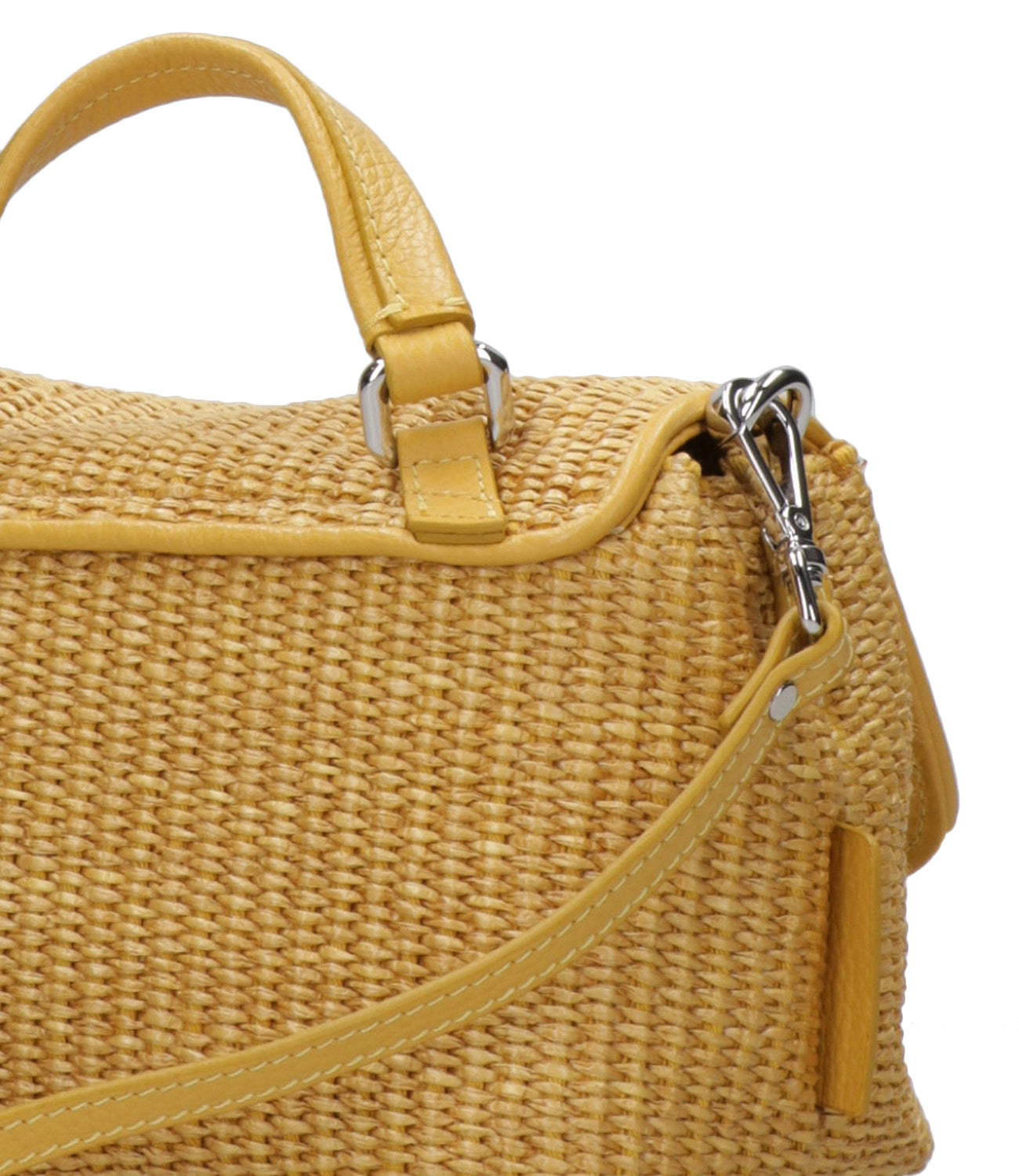 Zanellato | Borsa a Tracolla Postina Vimini Baby Giallo