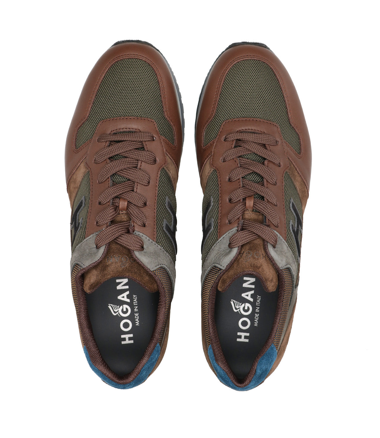 Hogan | Sneakers H321 Marrone e Verde